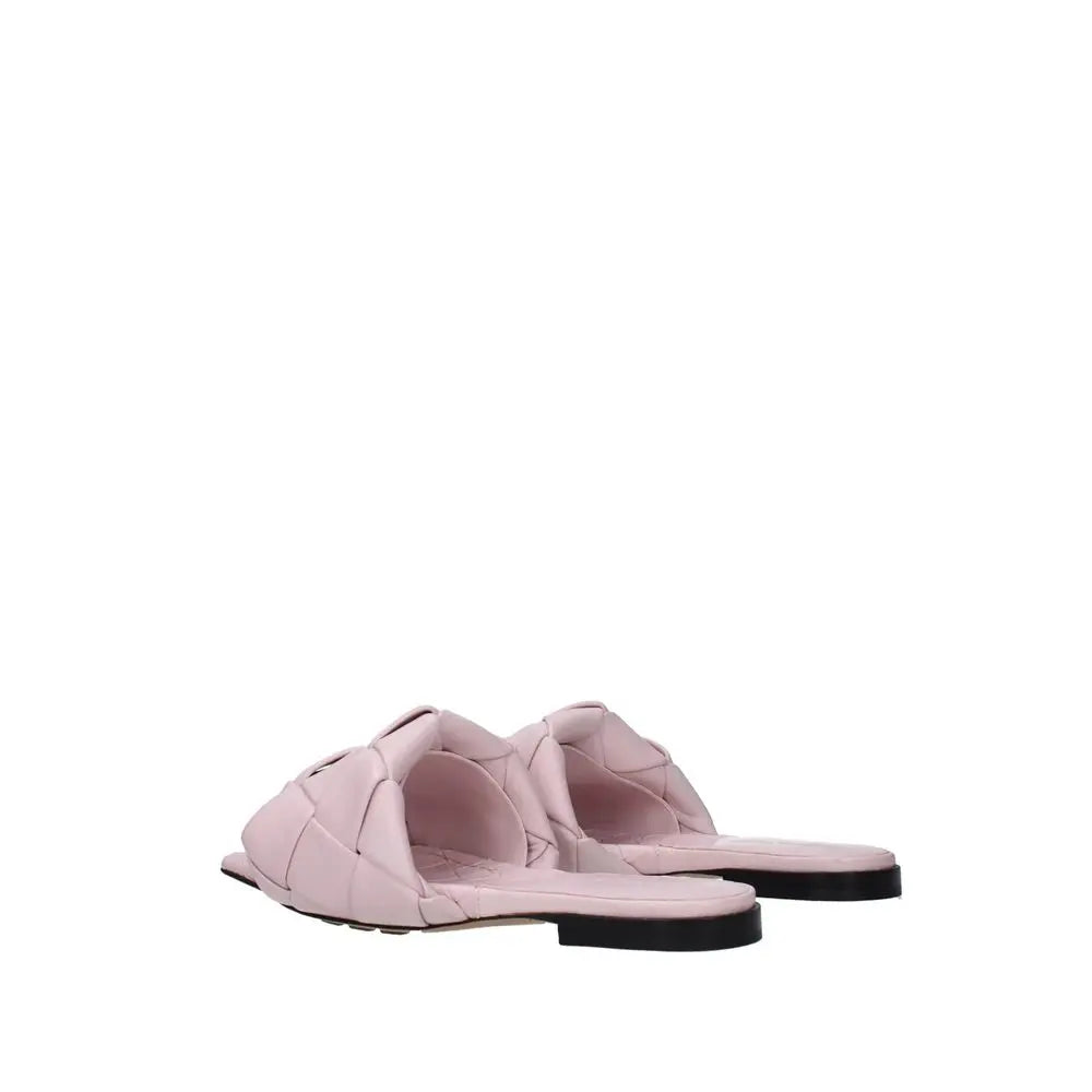 Bottega Veneta Multicolor Calfskin Flat Sandals Bottega Veneta