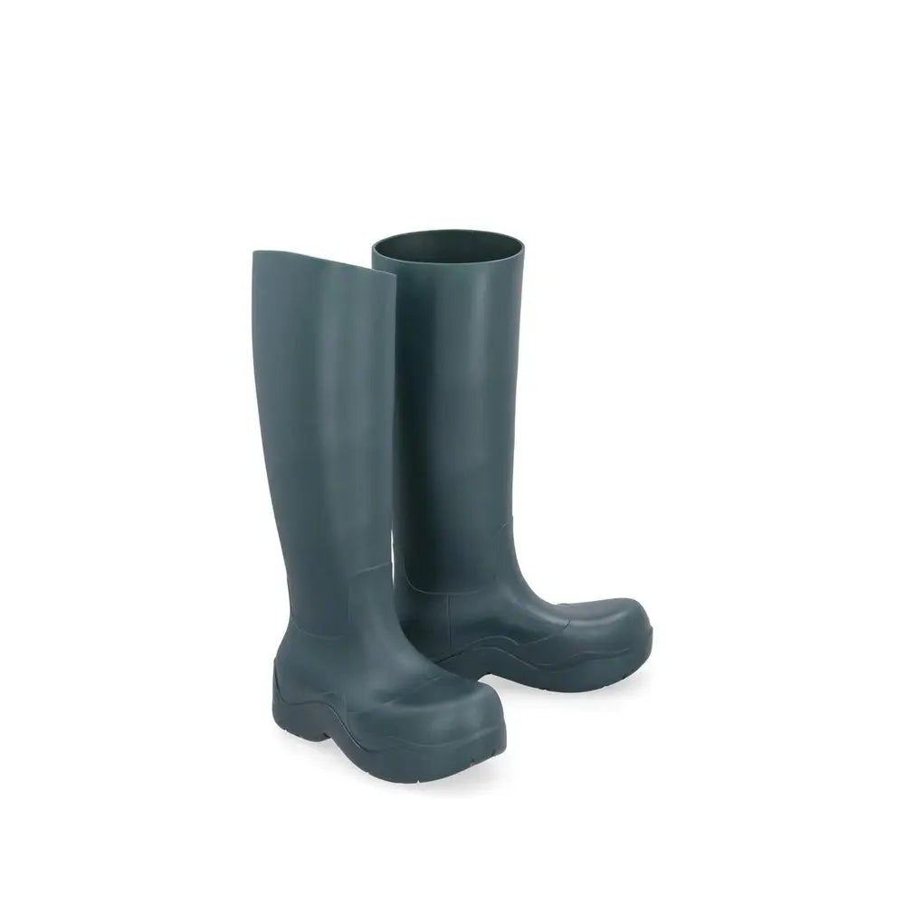 Bottega Veneta Bicolor Rubber Rain Boots Bottega Veneta