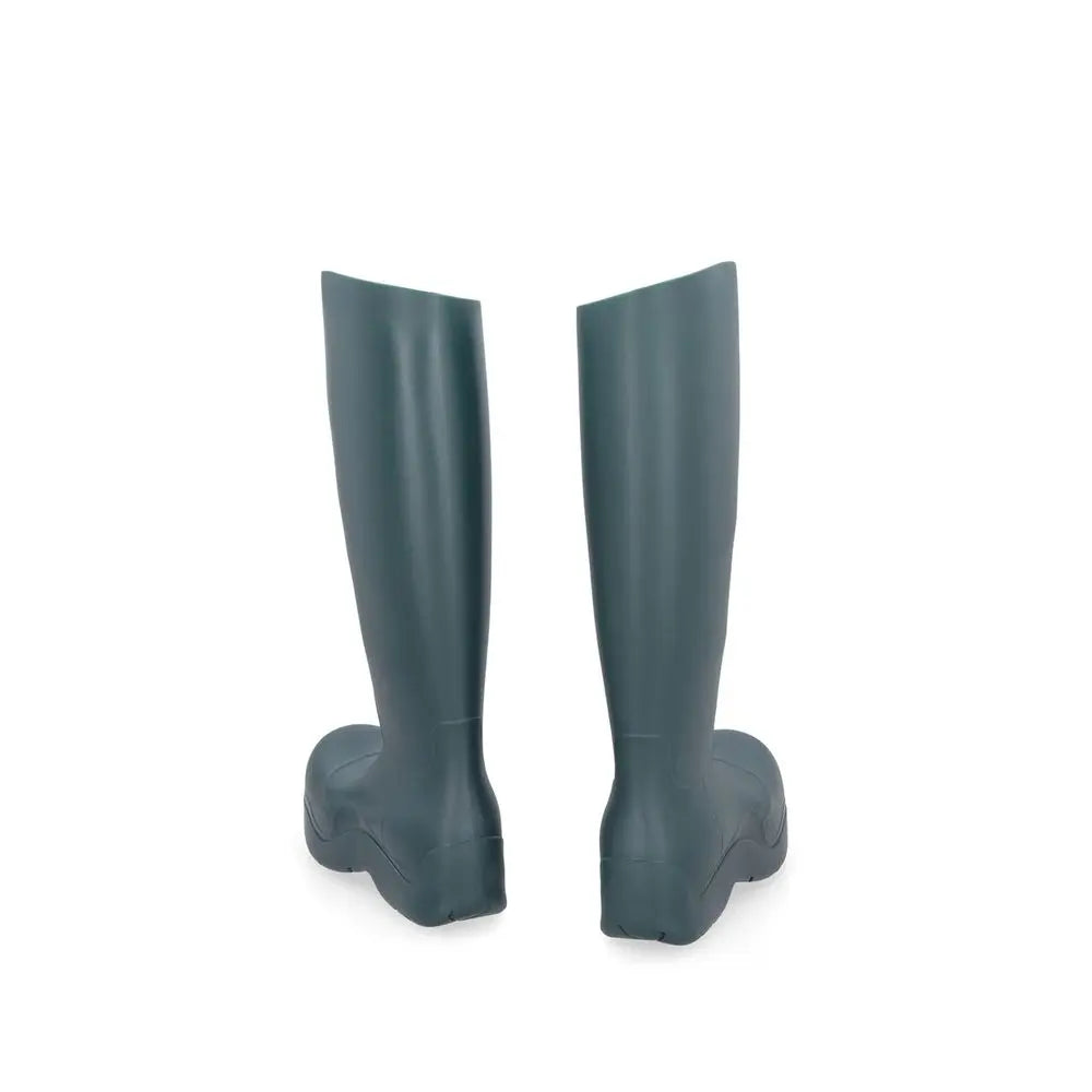 Bottega Veneta Bicolor Rubber Rain Boots Bottega Veneta