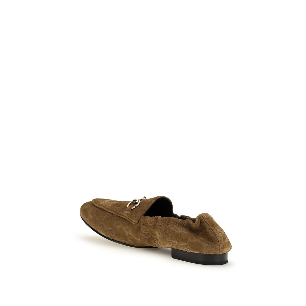 Gucci Brown Calf Leather Bos Taurus Slip-On Loafers Gucci