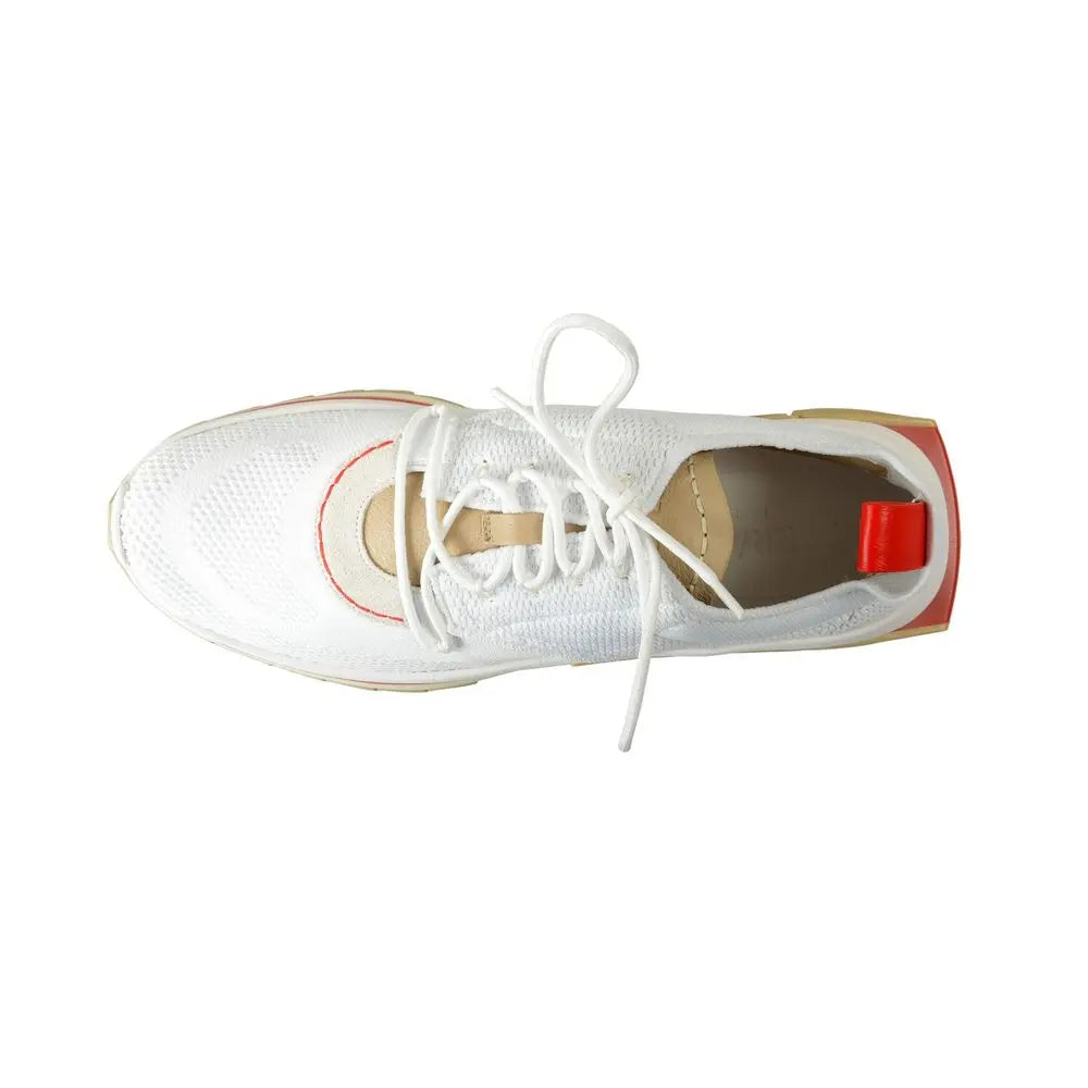 Salvatore Ferragamo White Fabric Athletic Sneakers Salvatore Ferragamo