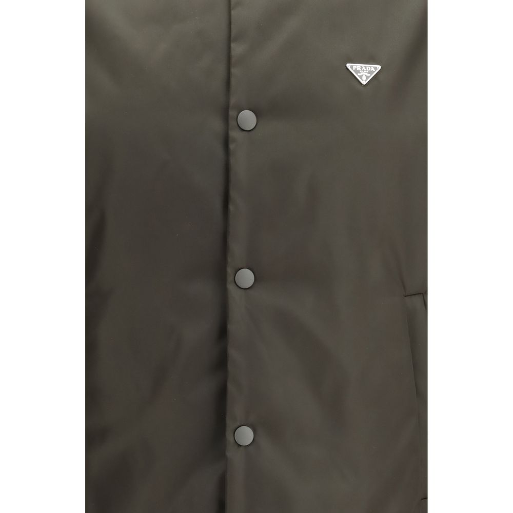 Prada Bicolor Nylon Bomber Prada