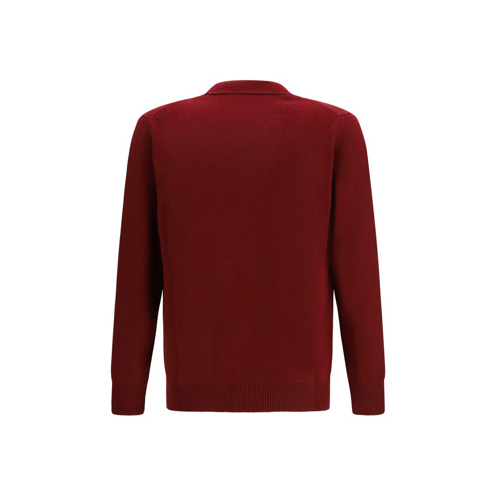 Gucci Bordeaux Wool Cardigan Gucci
