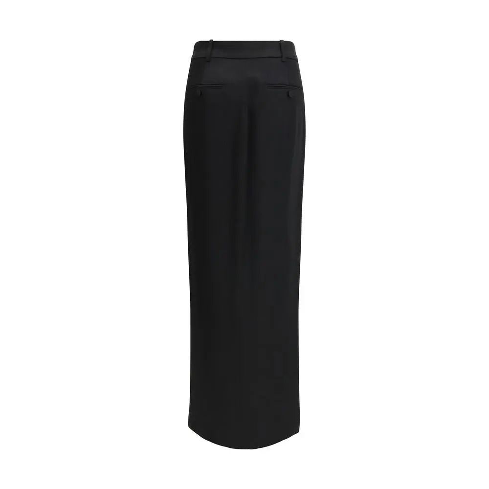 Tom Ford Black Acetate Long Skirt Tom Ford