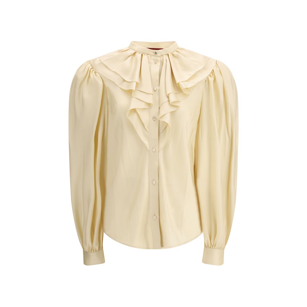 Gucci Beige Silk Shirt Gucci