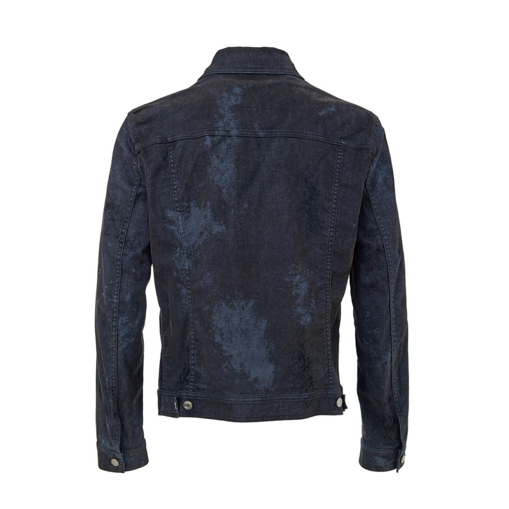 Dolce & Gabbana Gray Cotton Denim Jacket Dolce & Gabbana