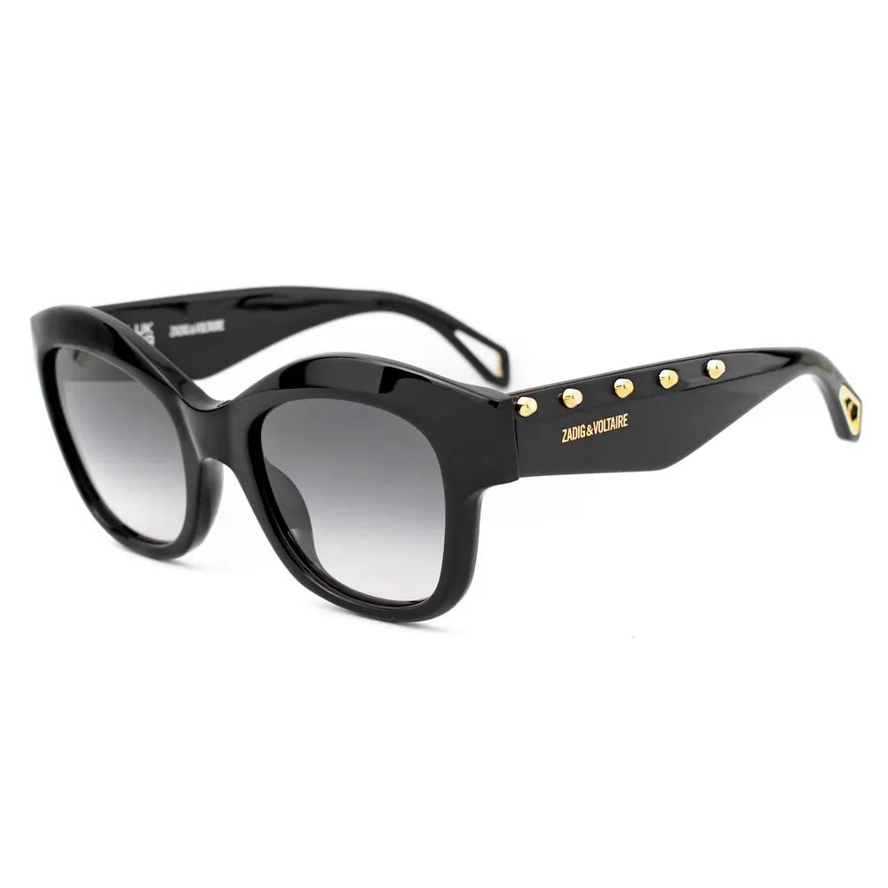 Zadig & Voltaire Black Acetate Sunglasses Zadig & Voltaire