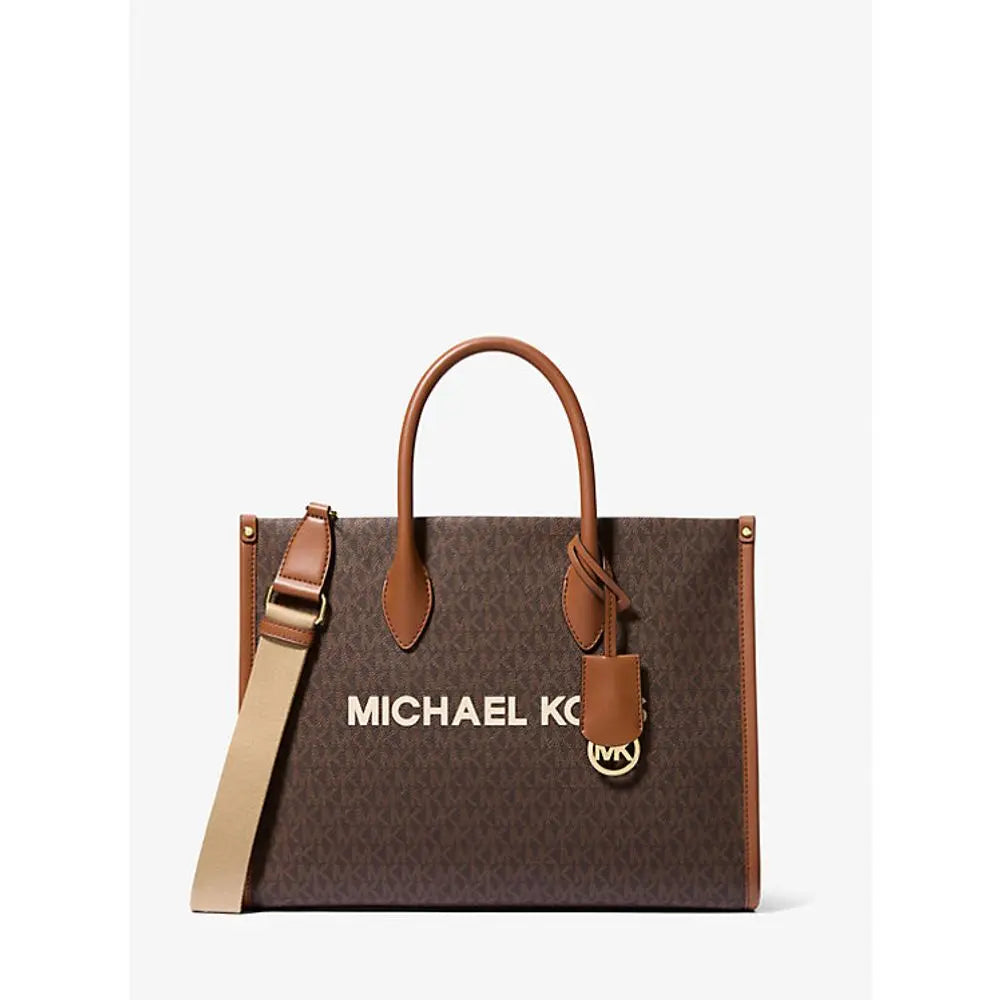 Michael Kors Brown Leather Shoulder Bag Michael Kors
