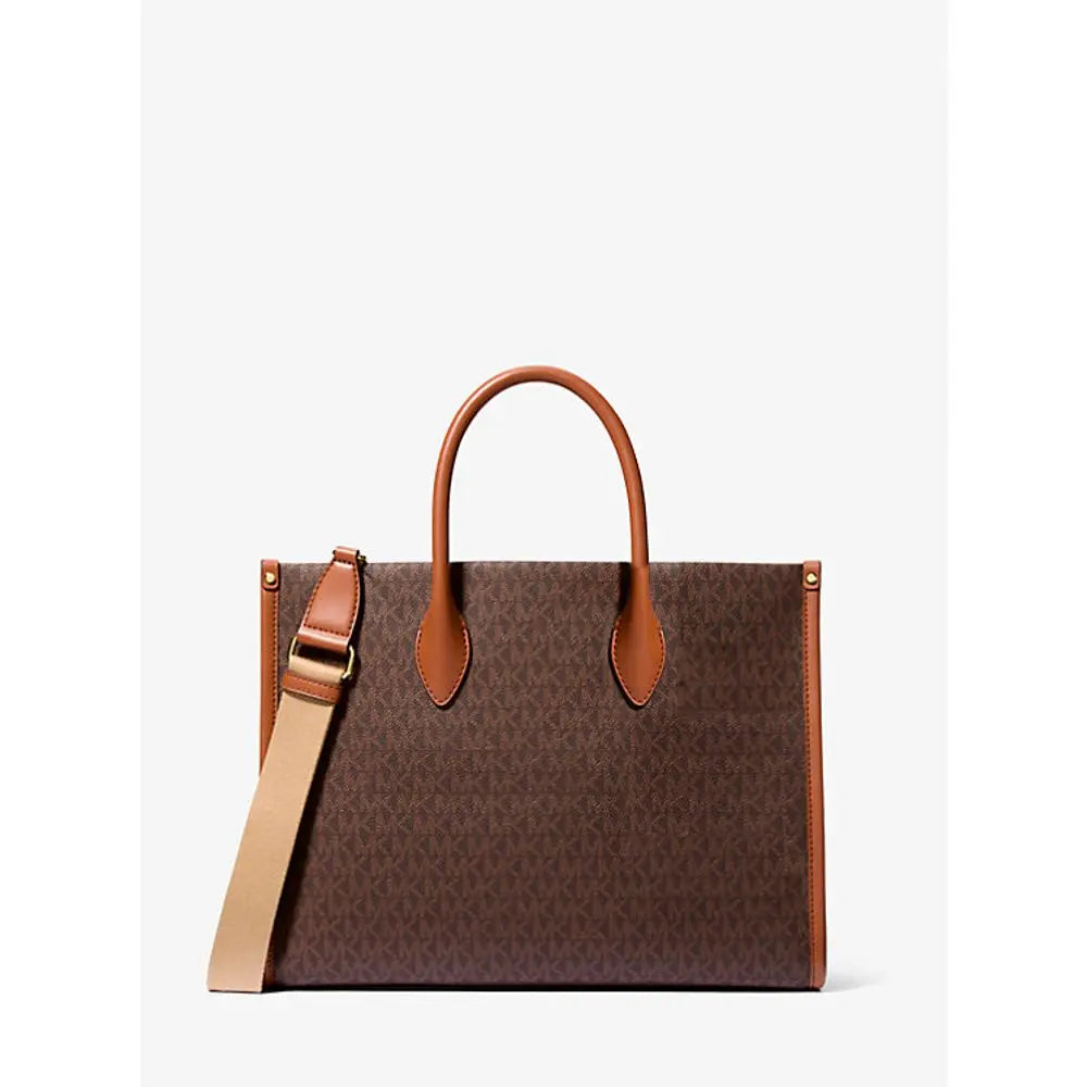 Michael Kors Brown Leather Shoulder Bag Michael Kors