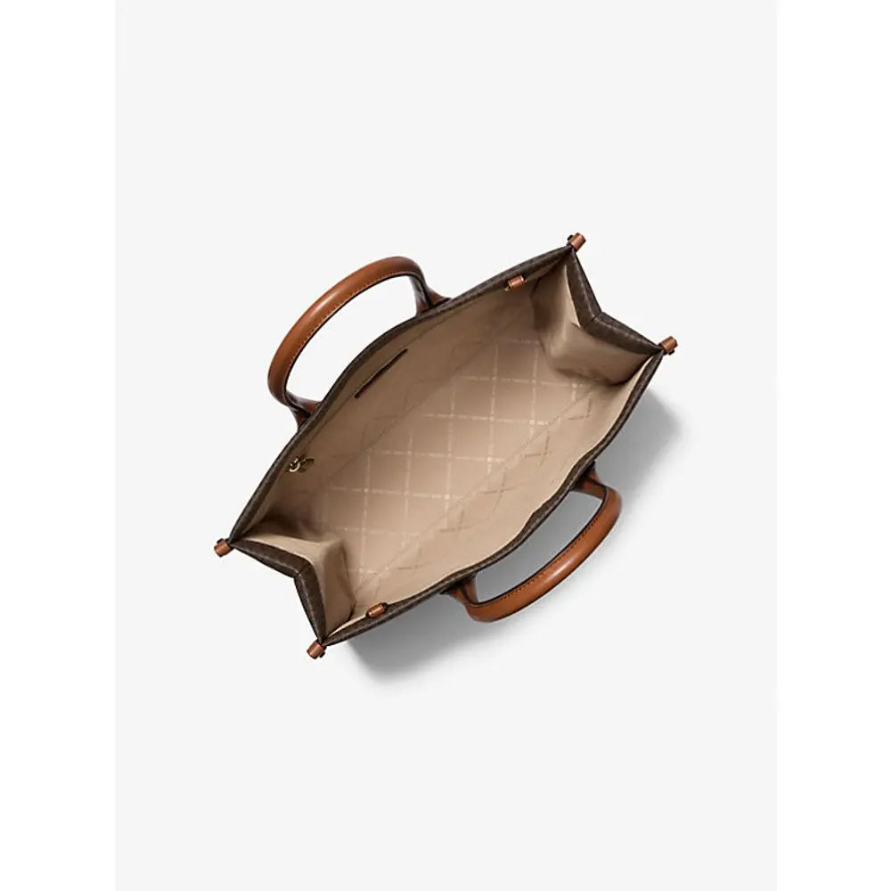 Michael Kors Brown Leather Shoulder Bag Michael Kors