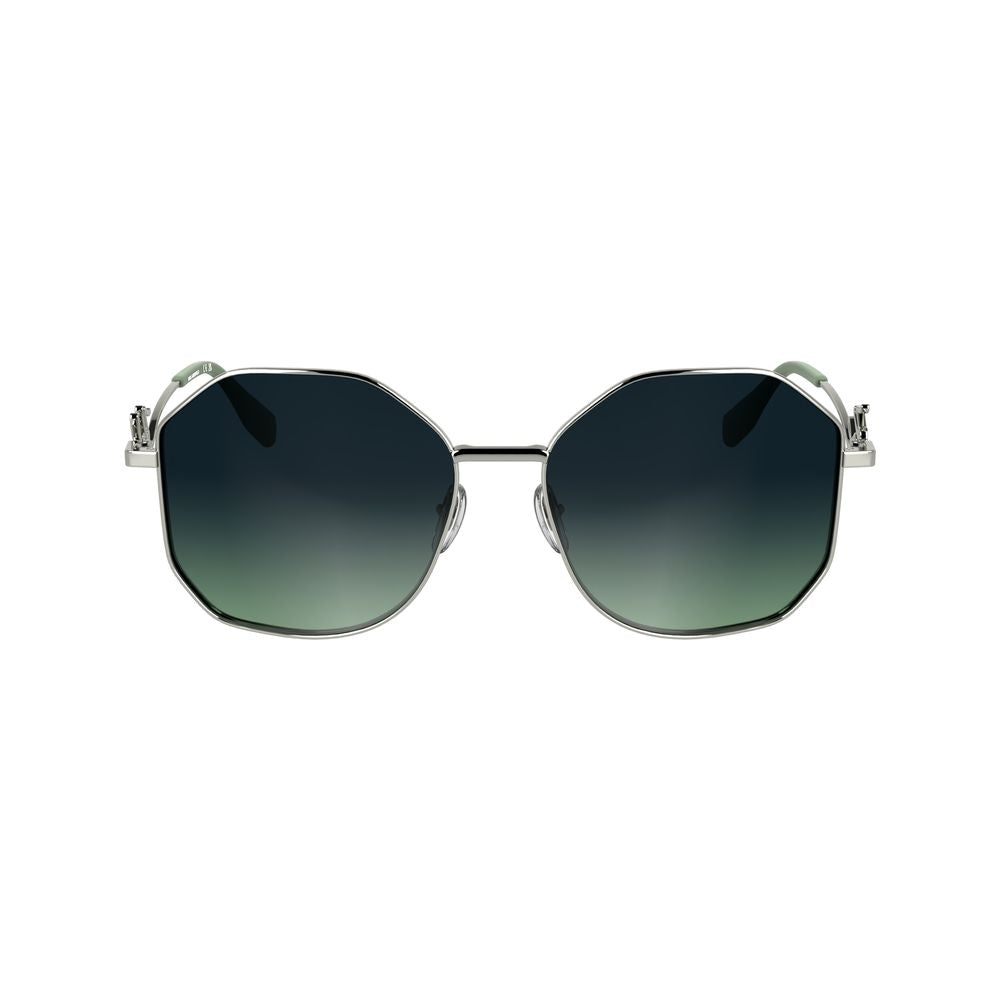 Karl Lagerfeld Gray Metal Sunglasses Karl Lagerfeld