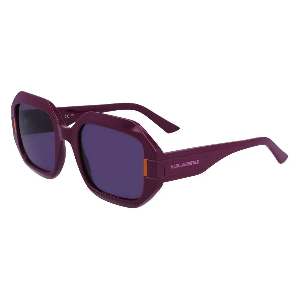 Karl Lagerfeld Purple Injected Sunglasses Karl Lagerfeld