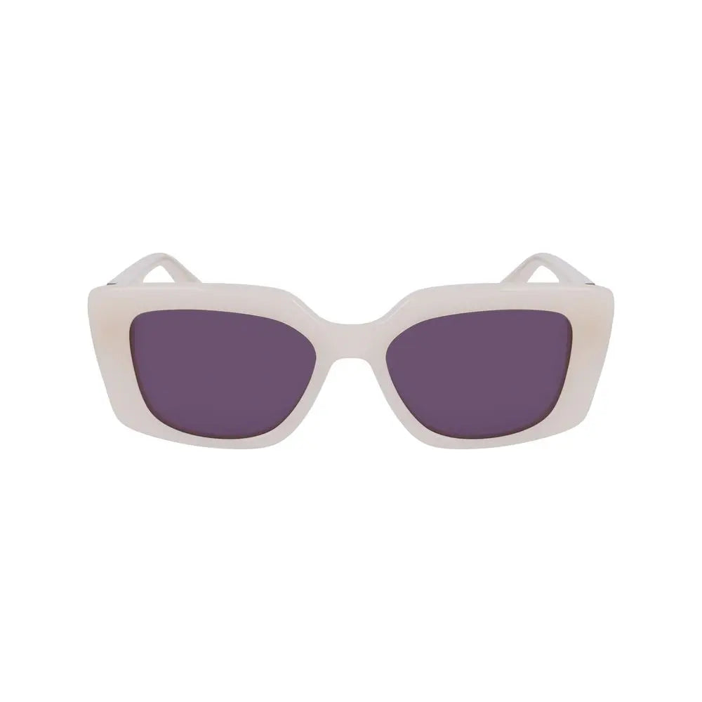 Karl Lagerfeld Beige Acetate Sunglasses Karl Lagerfeld
