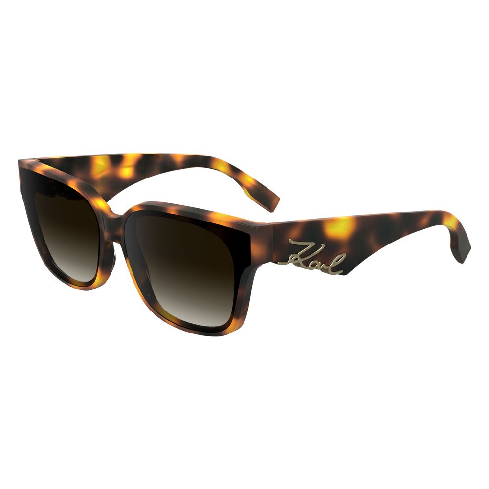 Karl Lagerfeld Brown Acetate Sunglasses Karl Lagerfeld