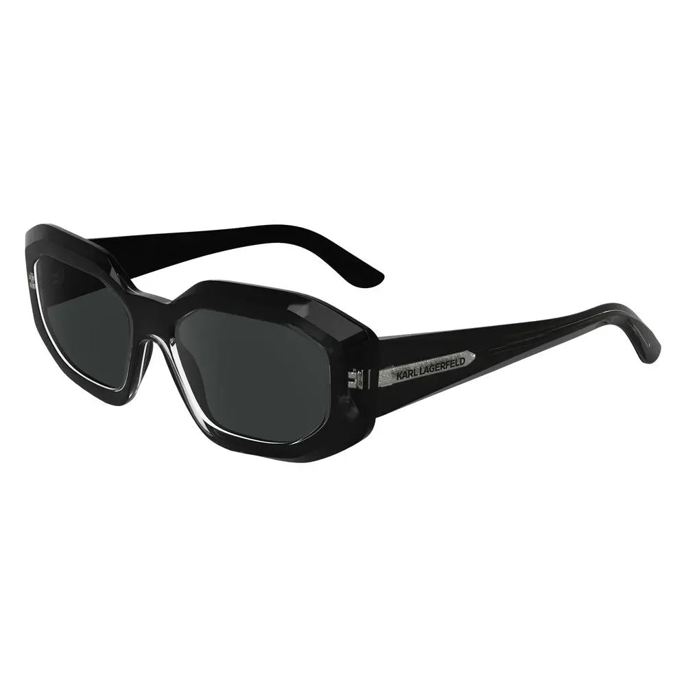 Karl Lagerfeld Black Injected Sunglasses Karl Lagerfeld