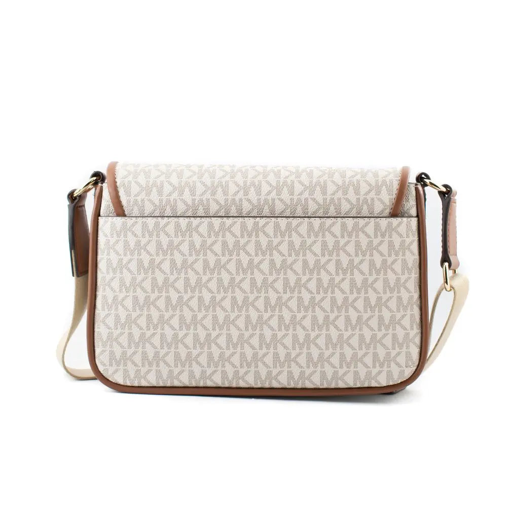 Michael Kors Beige Canvas Crossbody Bag Michael Kors