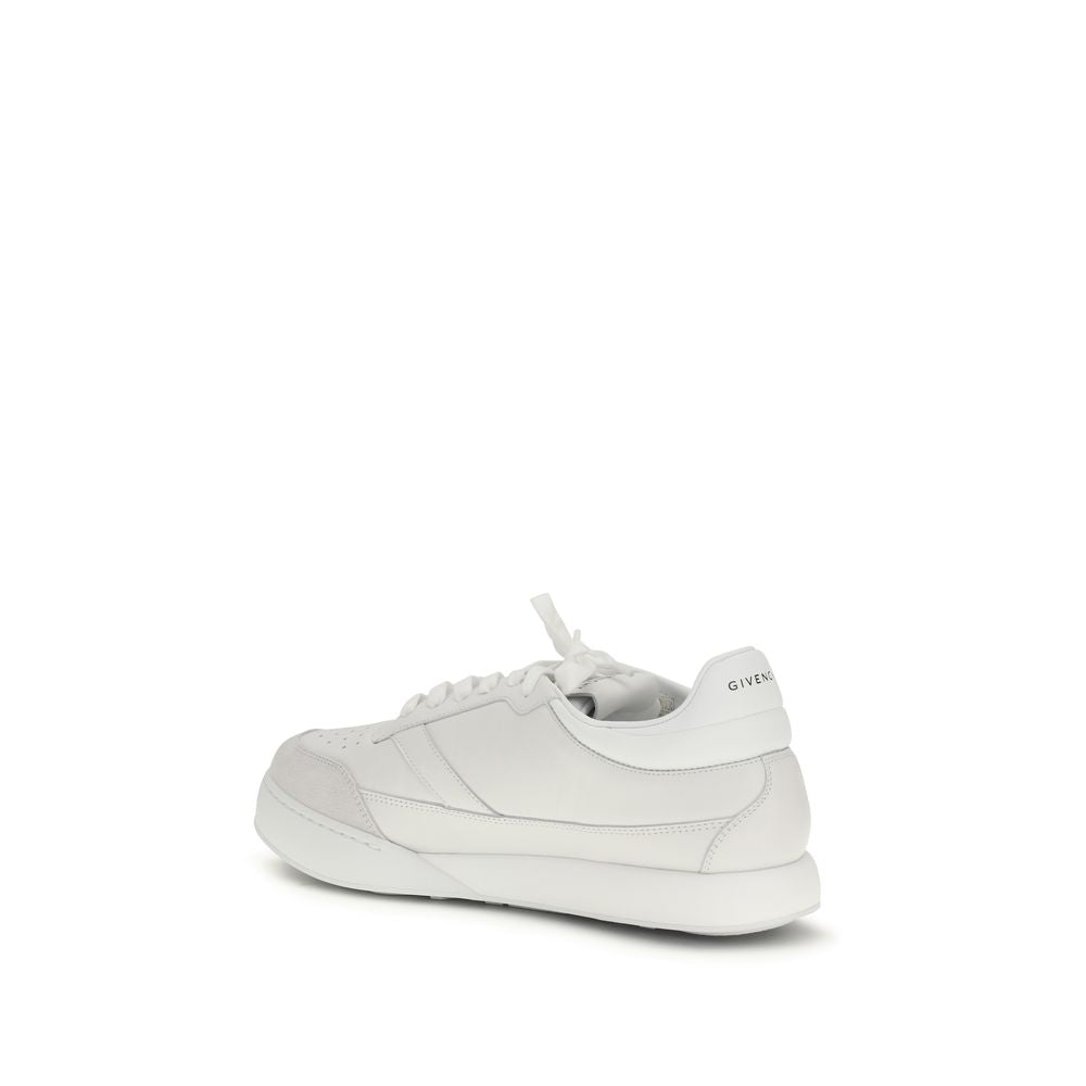 Givenchy White Calf Leather Bos Taurus Low Top Sneakers Givenchy
