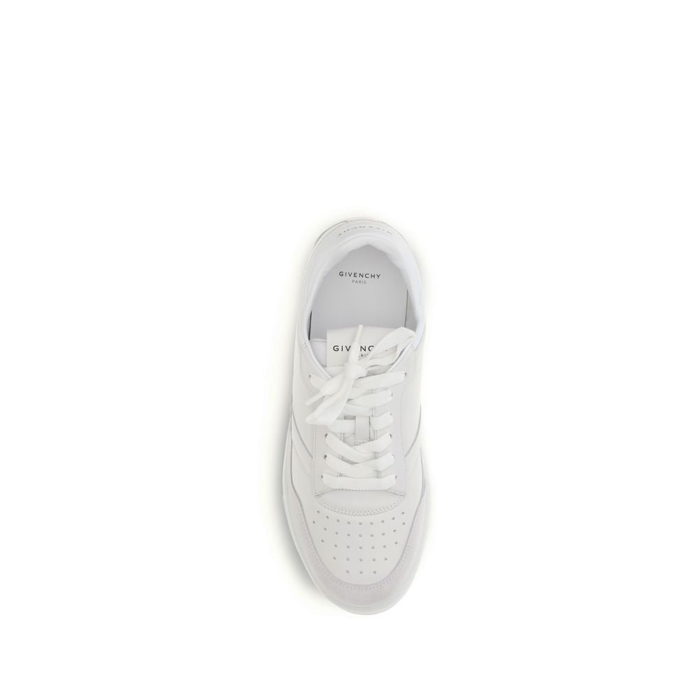 Givenchy White Calf Leather Bos Taurus Low Top Sneakers Givenchy