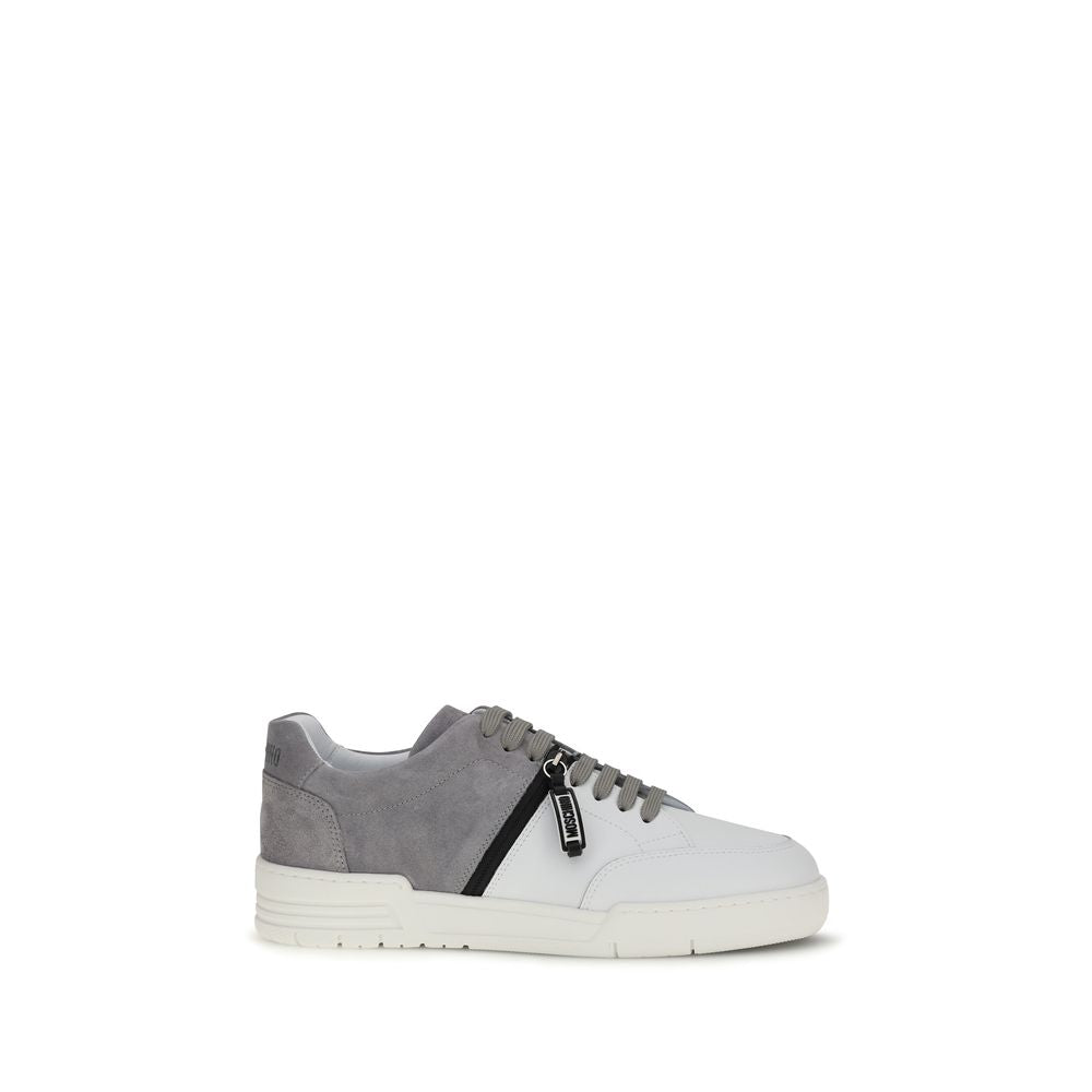 Moschino Multicolor Calf Leather Bos Taurus Low Top Sneakers Moschino