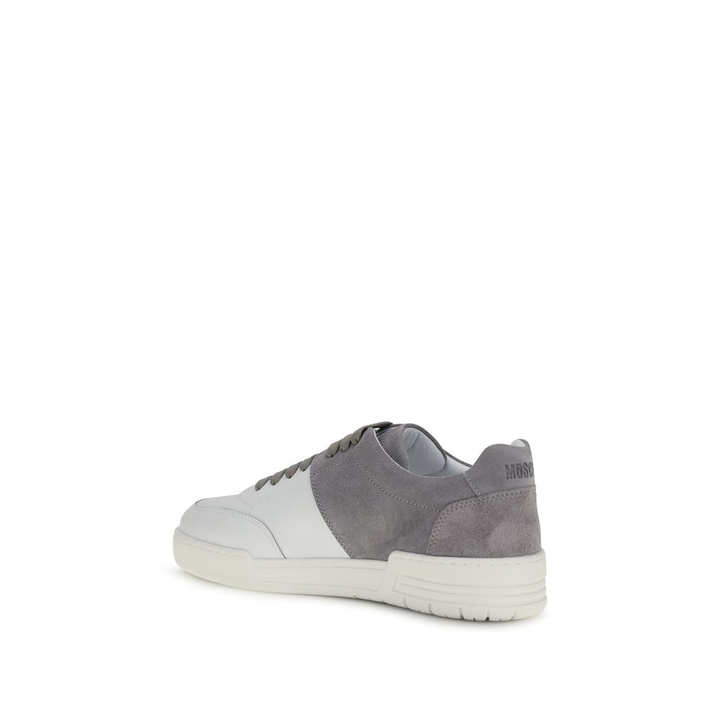 Moschino Multicolor Calf Leather Bos Taurus Low Top Sneakers Moschino