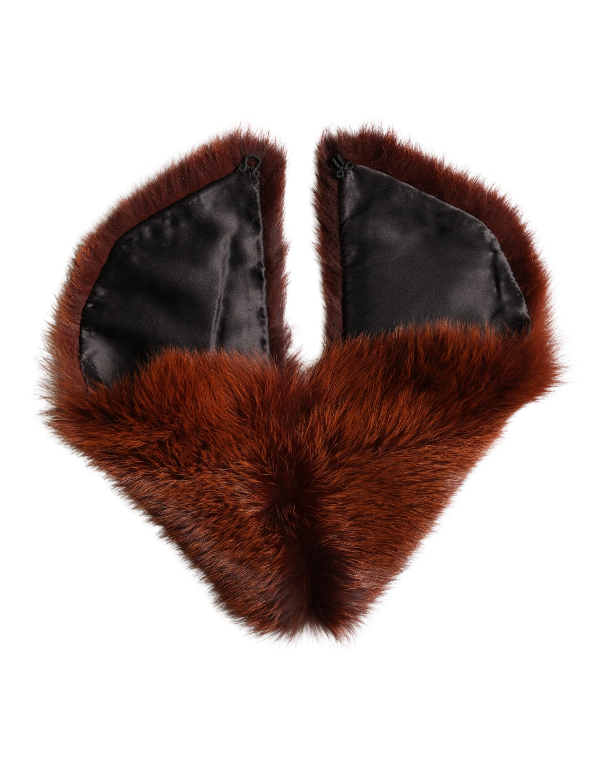 Dolce & Gabbana Brown Mink Fur Collar Women Neck Wrap 60cm x 14cm  Scarf Dolce & Gabbana