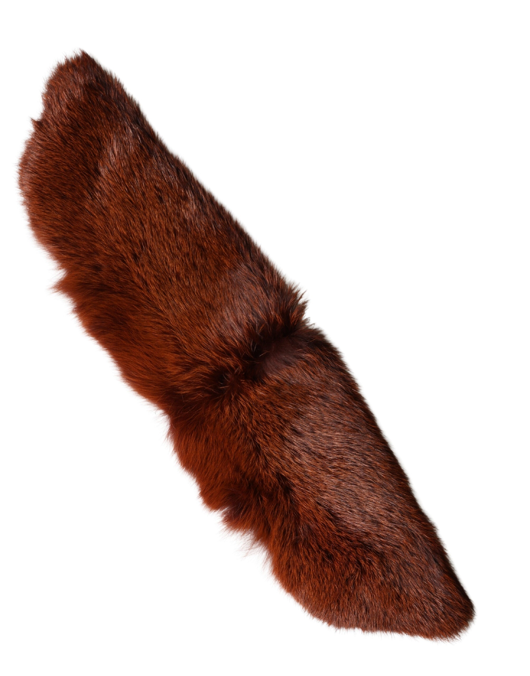 Dolce & Gabbana Brown Mink Fur Collar Women Neck Wrap 60cm x 14cm  Scarf Dolce & Gabbana