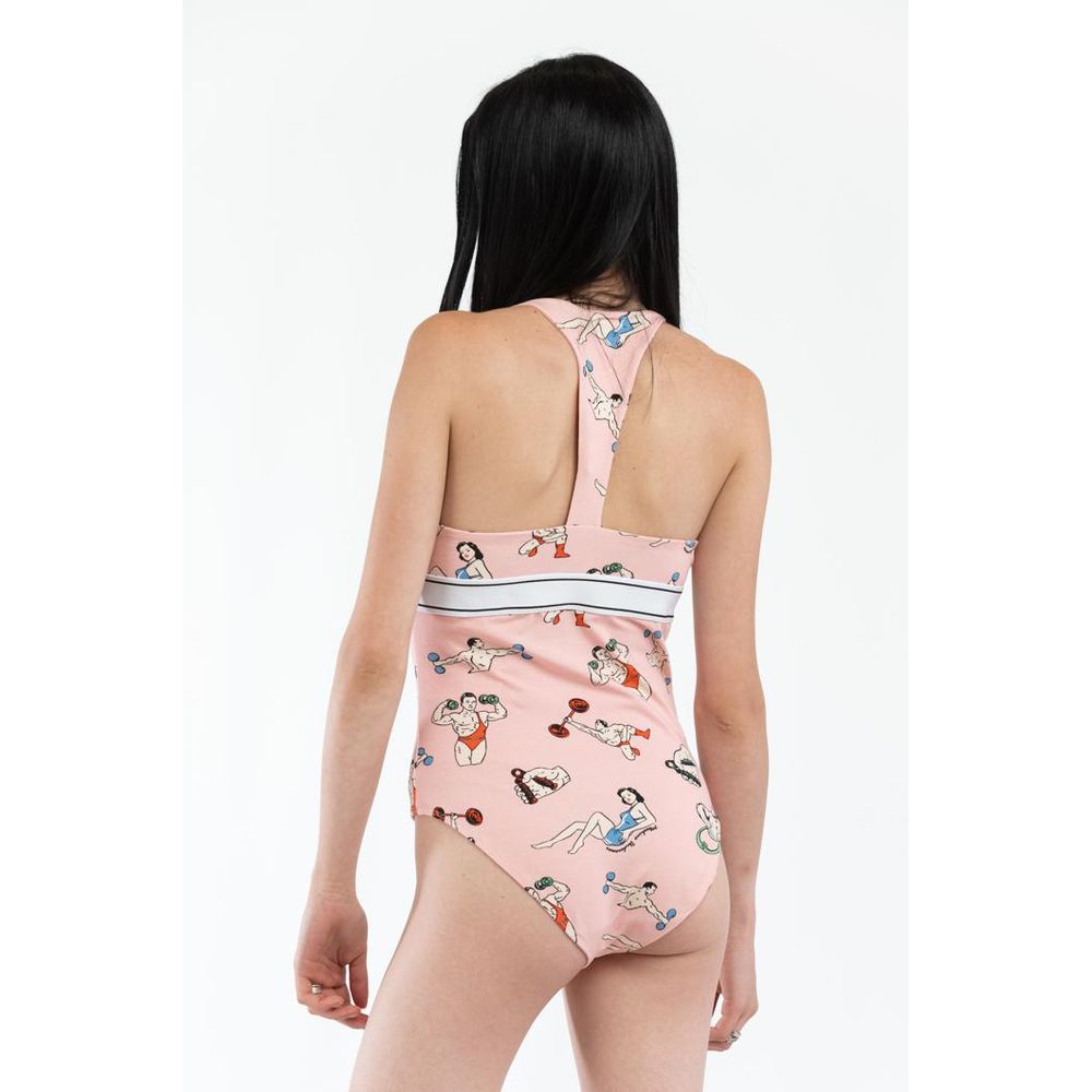 Moschino Pink Cotton Bodysuit Moschino