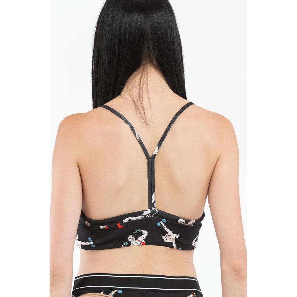 Moschino Black Polyester Tank Tops Moschino