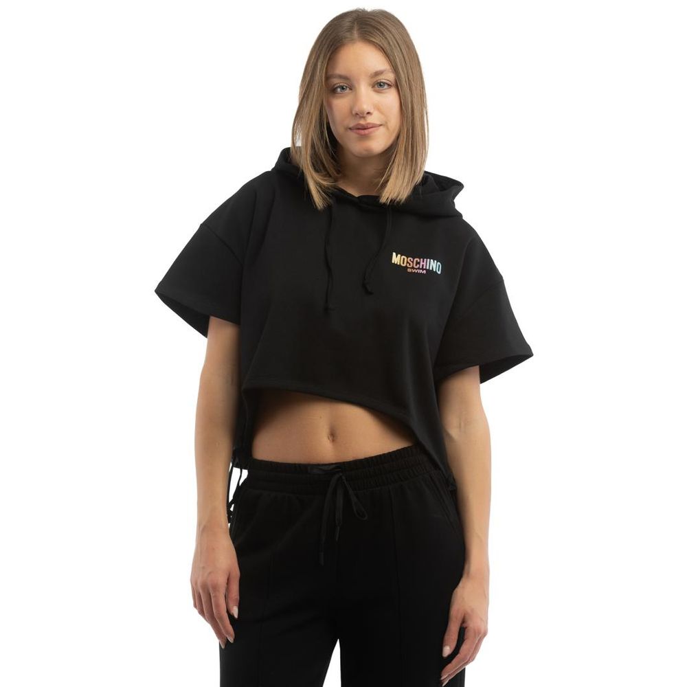 Moschino Black Cotton Sweatshirt Moschino