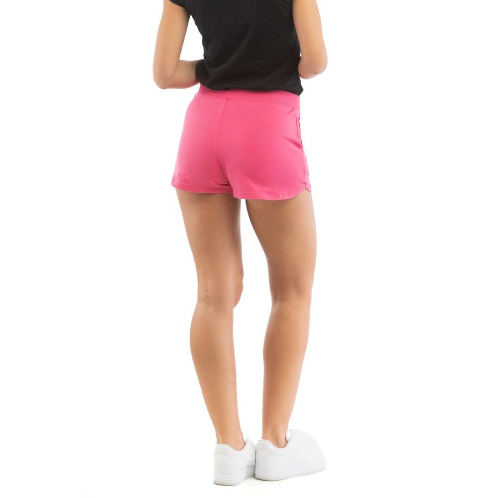 Moschino Fuchsia Cotton Short And Mini Shorts Moschino