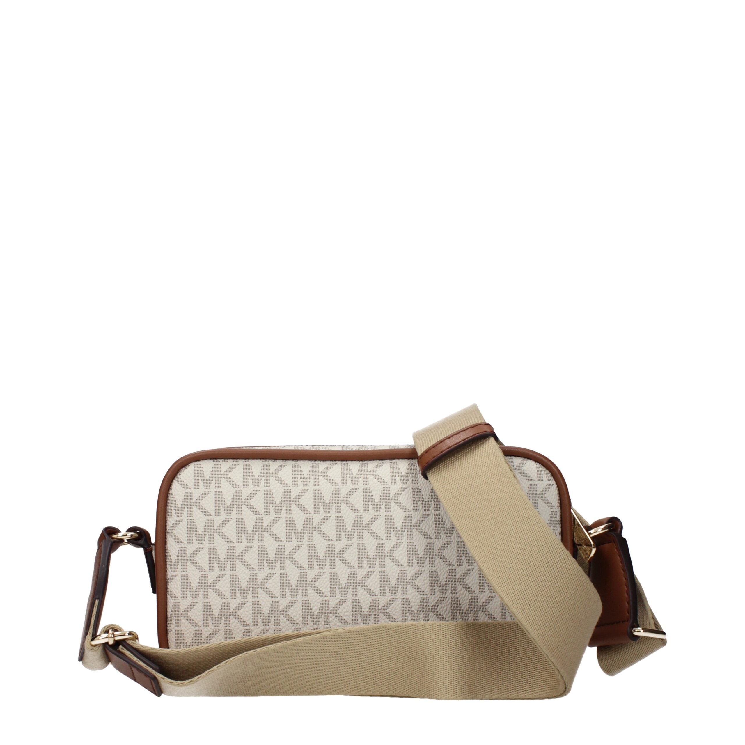 Michael Kors Beige Fabric Crossbody Bag Michael Kors