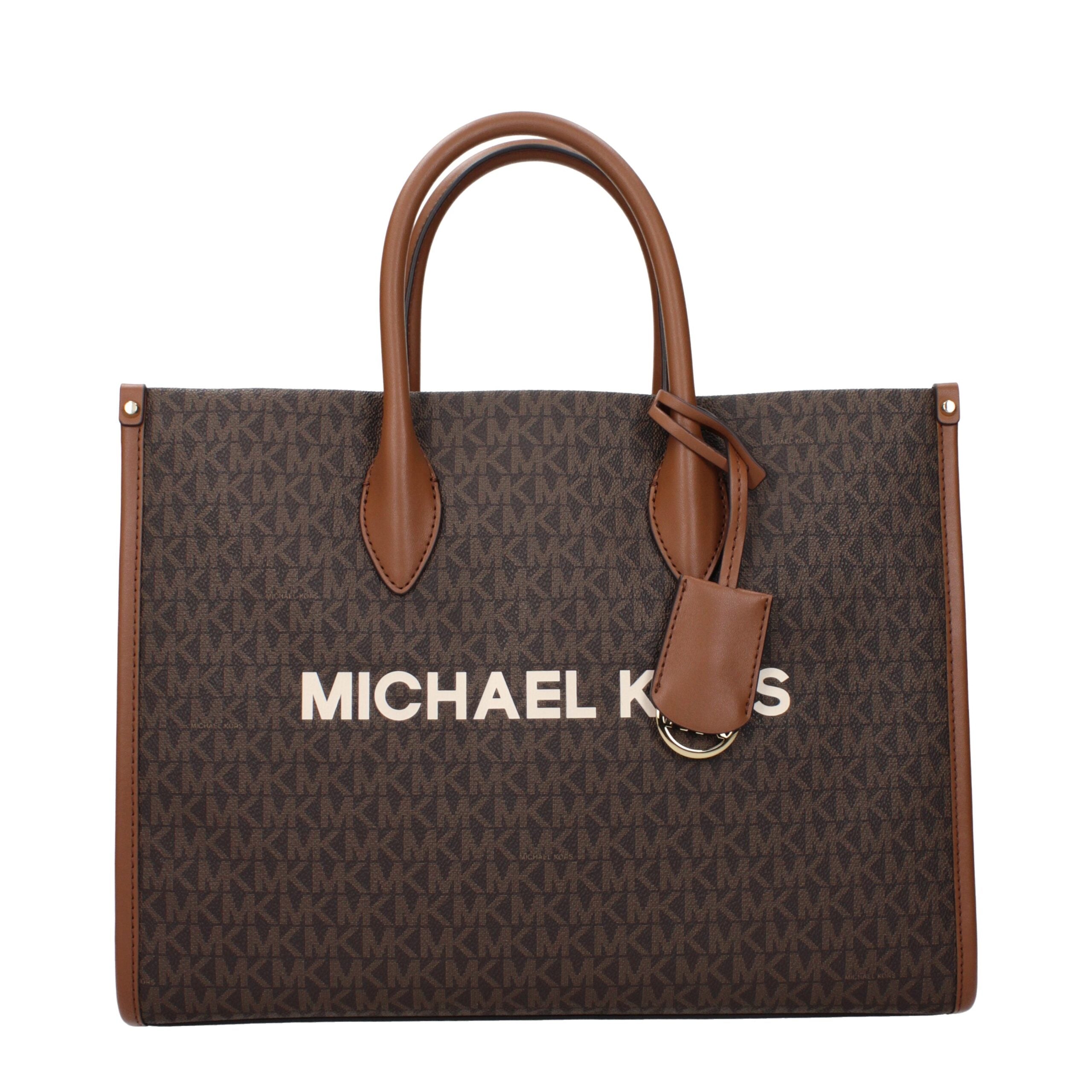Michael Kors Brown Fabric Handbag Michael Kors