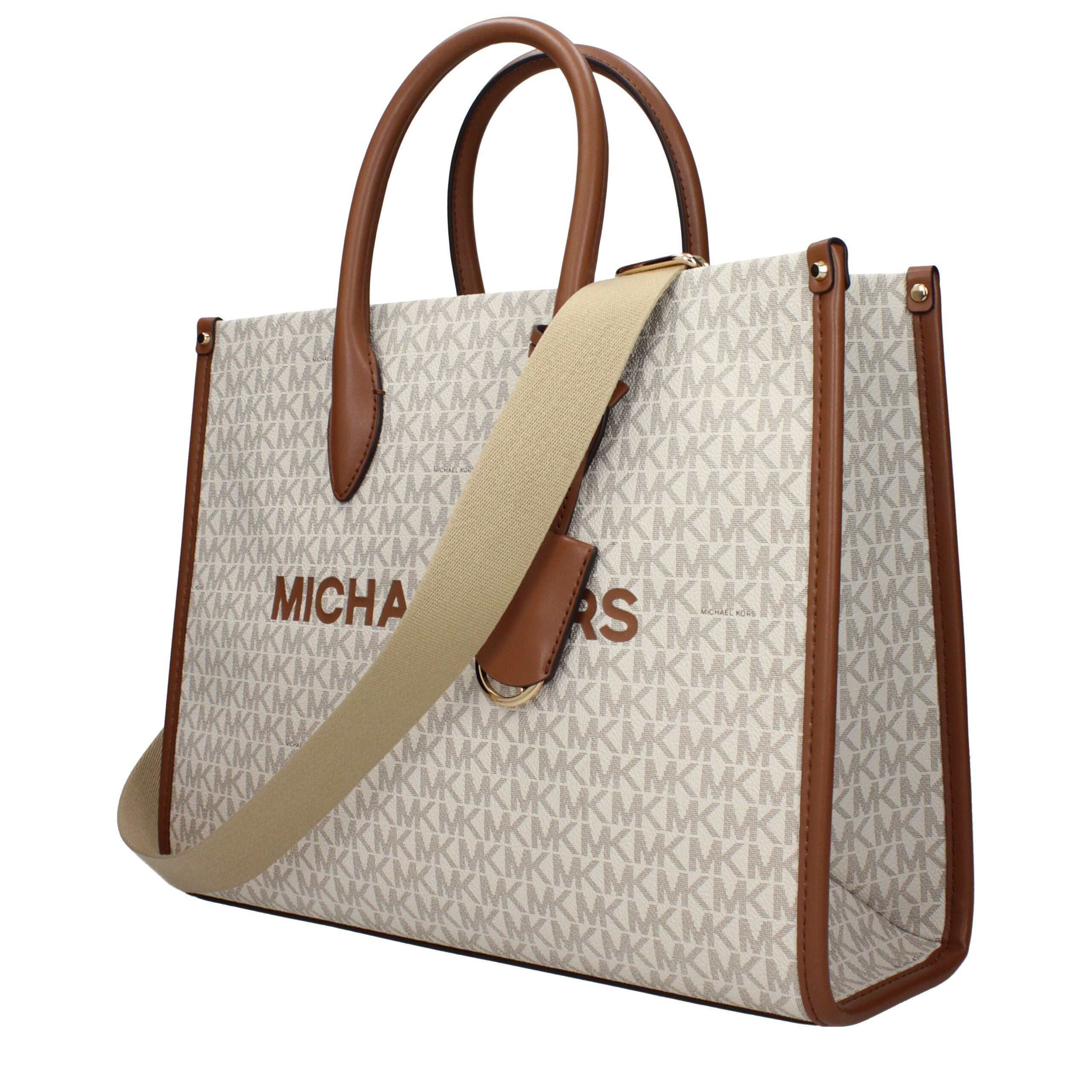Michael Kors Beige Fabric Handbag Michael Kors