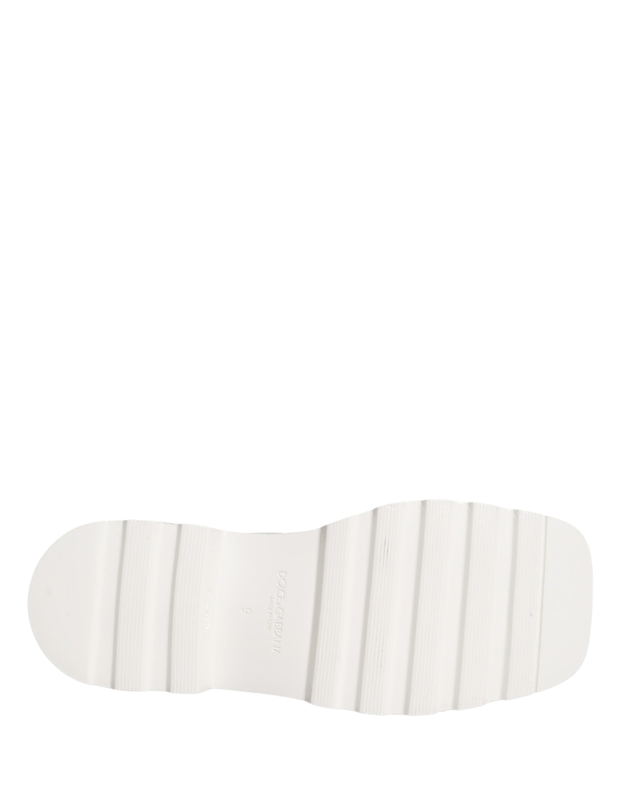 Dolce & Gabbana White Leather Chunky Sole Derby Shoes Dolce & Gabbana