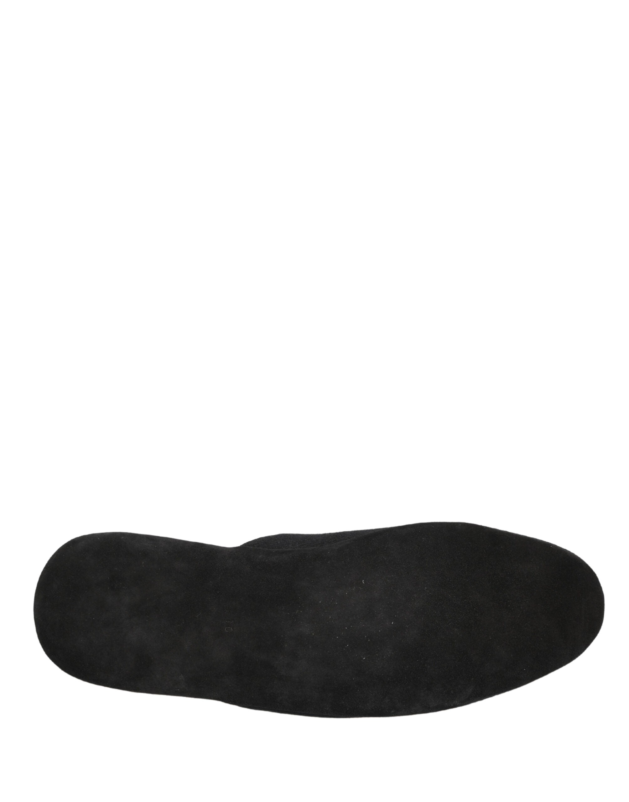 Dolce & Gabbana Black Wool Cashmere Red Quilted Slippers Shoes Dolce & Gabbana
