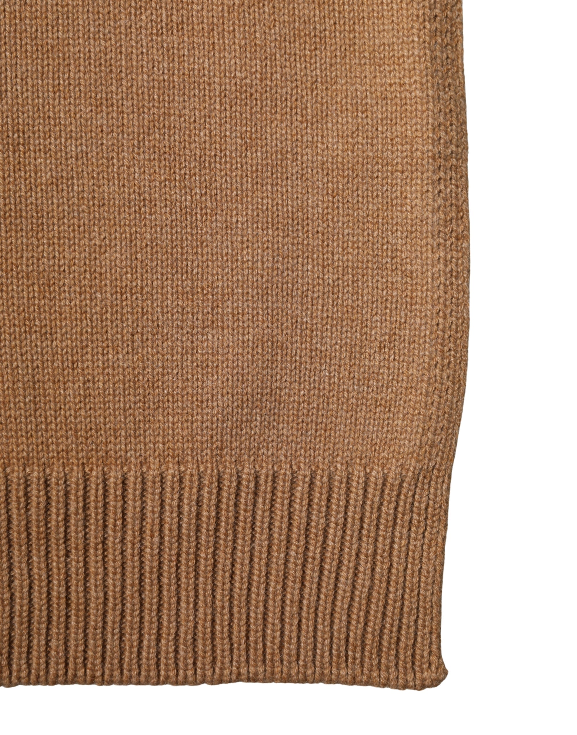 Dolce & Gabbana Brown Cashmere Knitted Foulard 207cm x 29cm Men Scarf Dolce & Gabbana