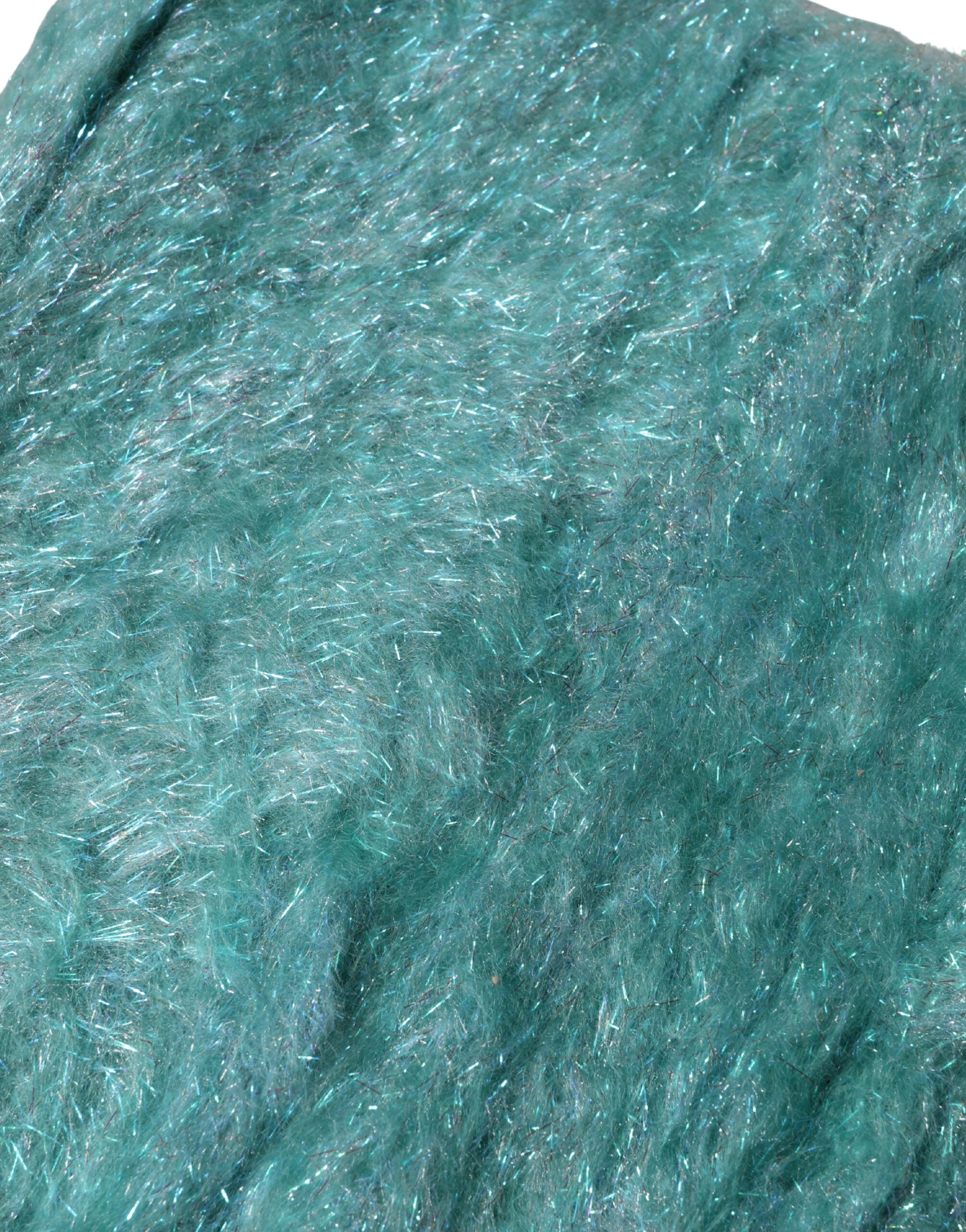 Dolce & Gabbana Teal Mohair Wool Knitted Wrap Shawl 62cm x 32.5cm Scarf Dolce & Gabbana