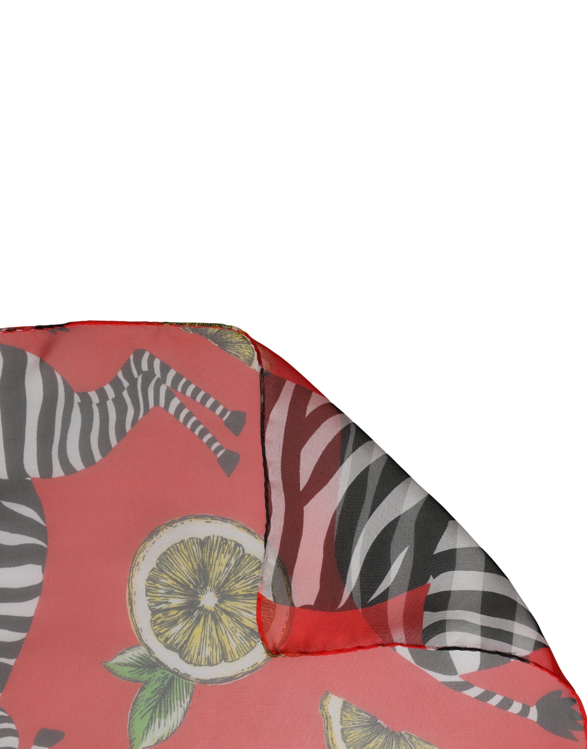Dolce & Gabbana Red Zebra Print Silk Wrap Shawl Stole 200cm x 132cm Scarf Dolce & Gabbana