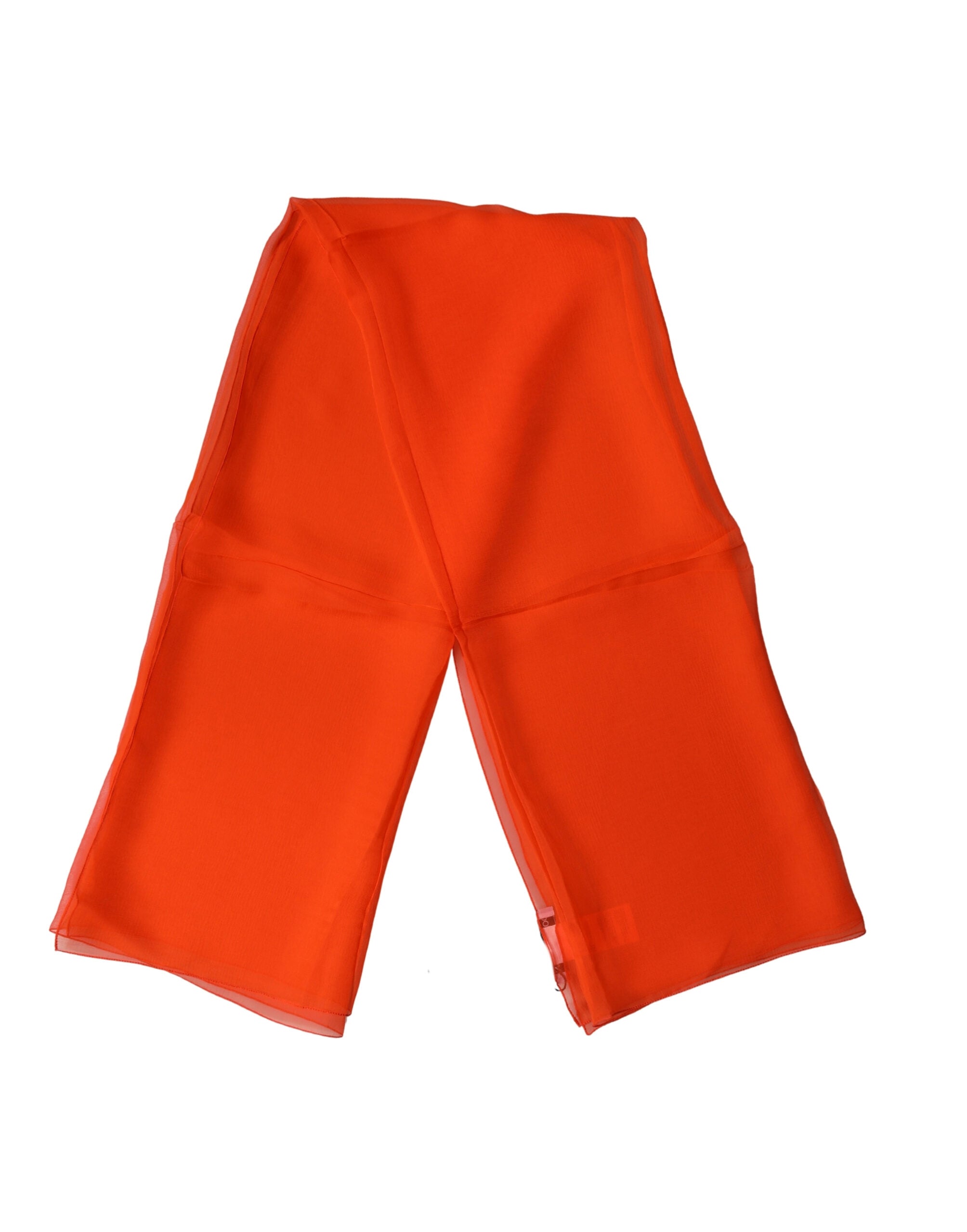 Dolce & Gabbana Bright Red Silk Wrap Shawl Foulard 132cm x 98cm Scarf Dolce & Gabbana
