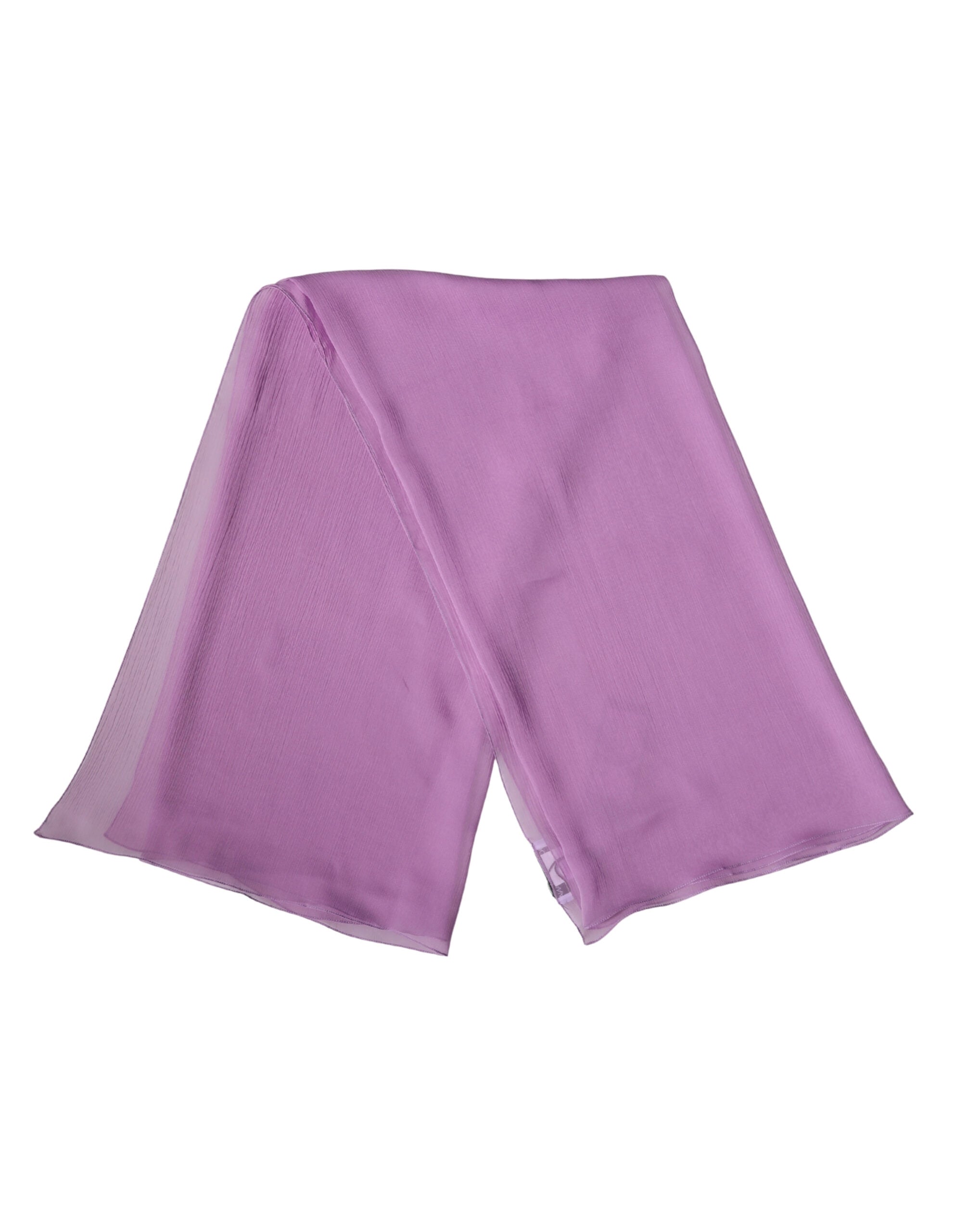 Dolce & Gabbana Light Purple Silk Neck Wrap Foulard 114cm x 114cm  Scarf Dolce & Gabbana