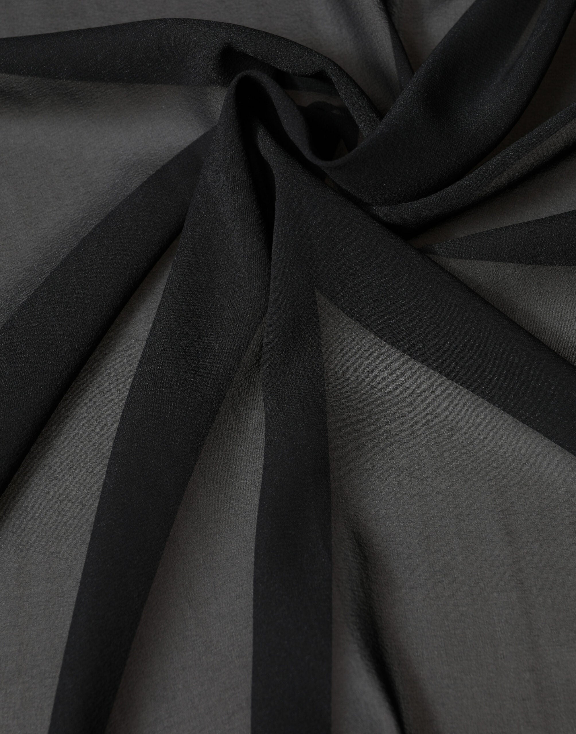 Dolce & Gabbana Black Silk Neck Wrap Shawl Stole 200cm x 64cm  Scarf Dolce & Gabbana