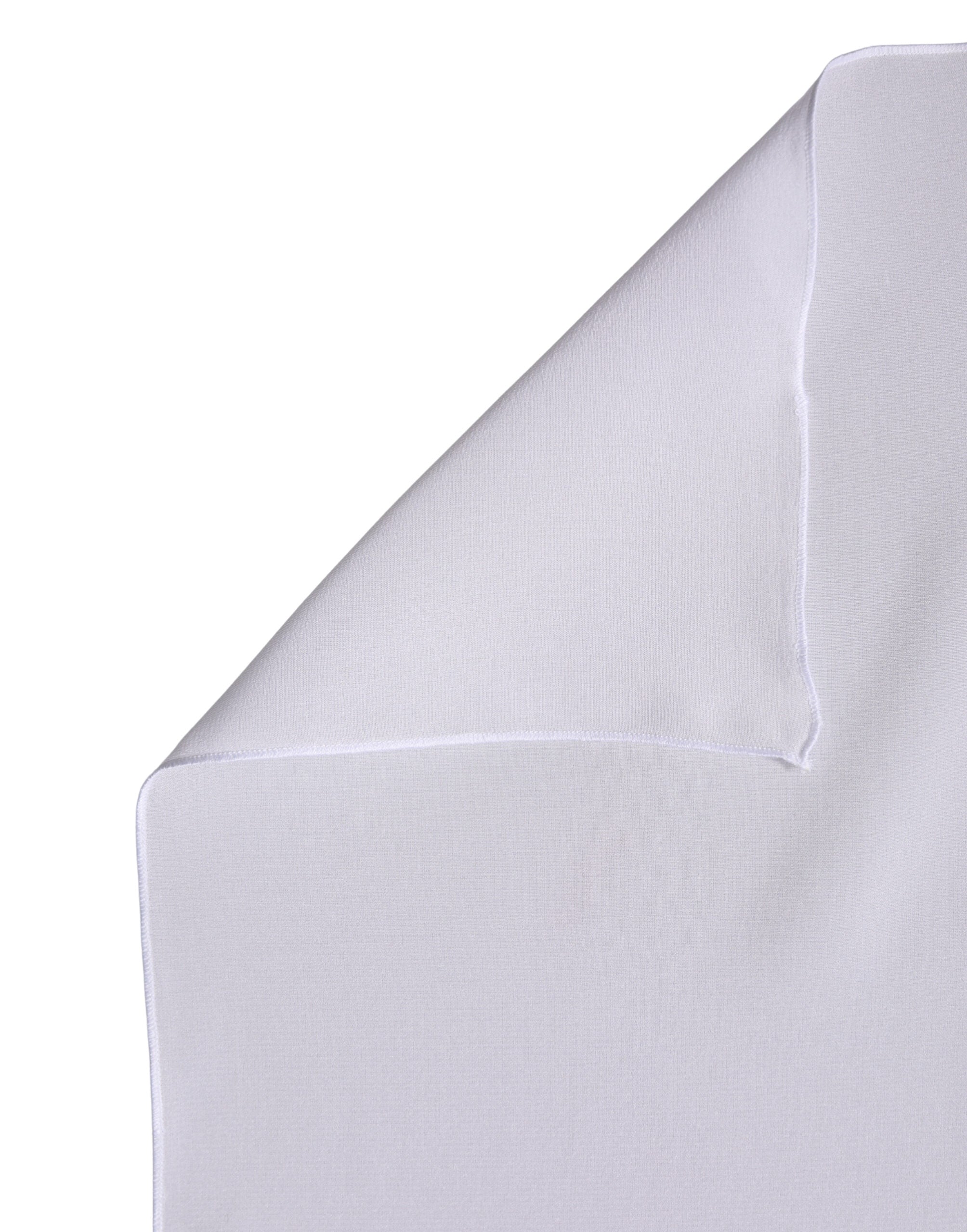 Dolce & Gabbana White Silk Neck Wrap Shawl Stole 200cm x 64cm  Scarf Dolce & Gabbana