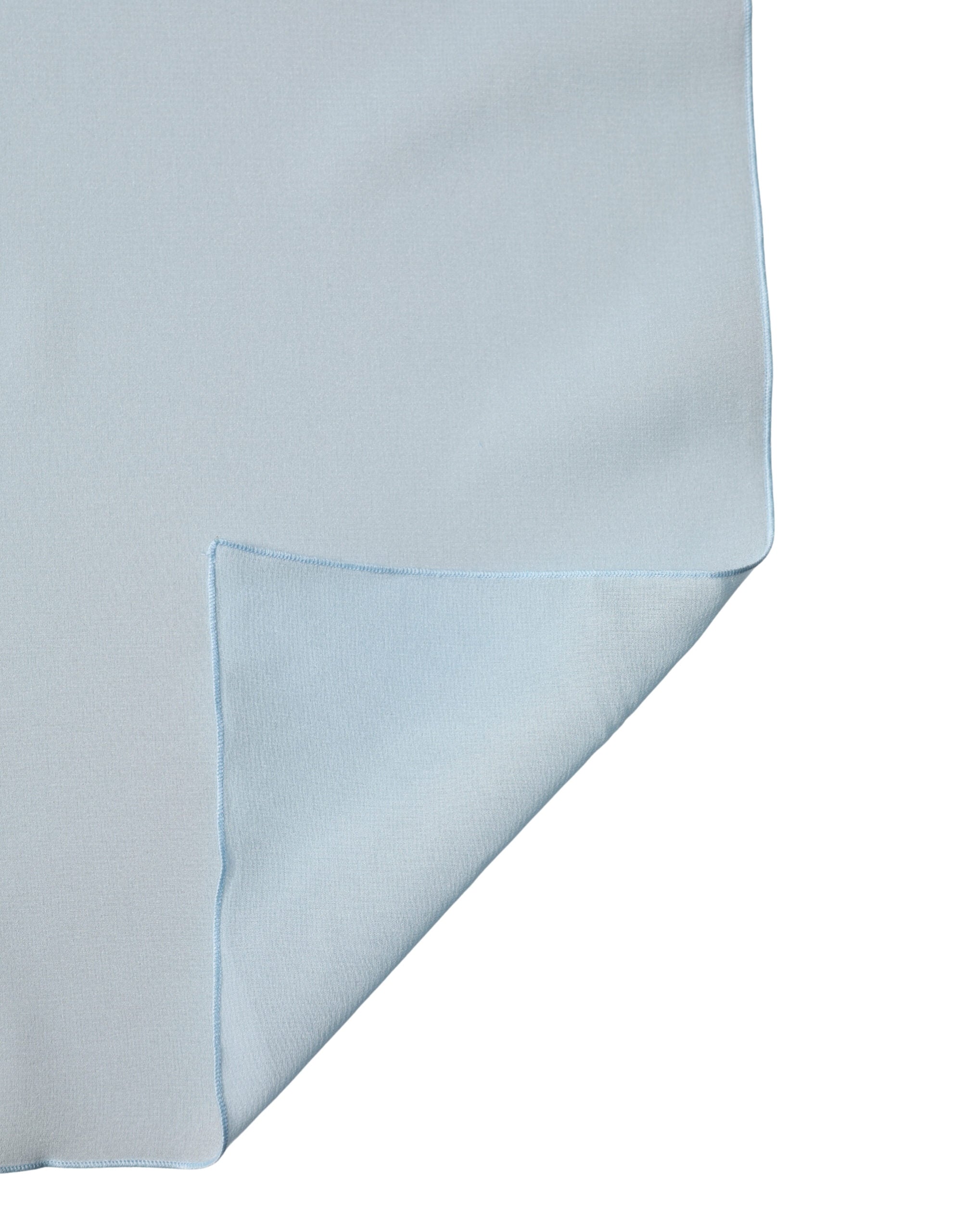 Dolce & Gabbana Light Blue Silk Neck Wrap Shawl Stole 200cm x 64cm  Scarf Dolce & Gabbana