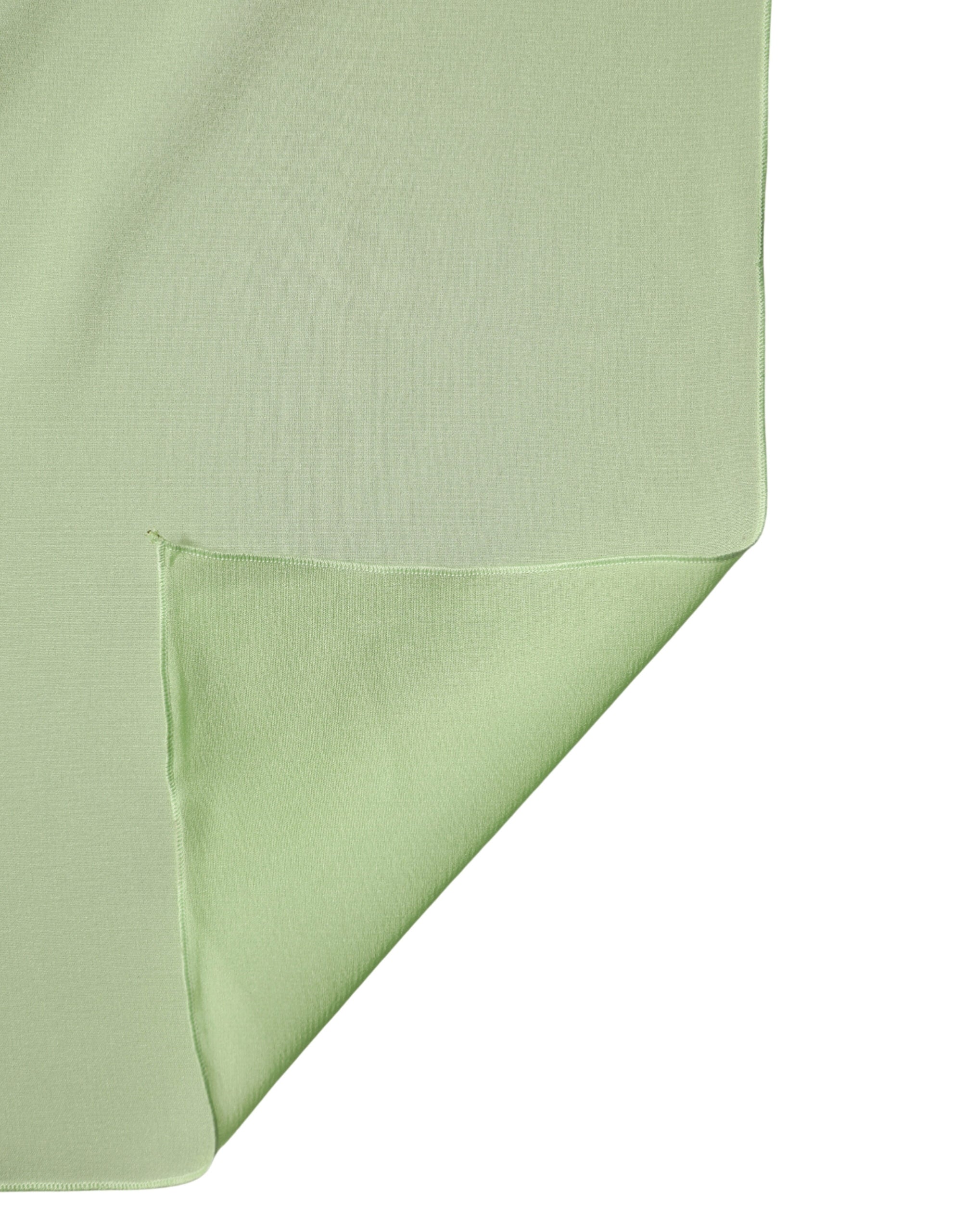 Dolce & Gabbana Light Green Silk Neck Wrap Shawl Stole 200cm x 64cm  Scarf Dolce & Gabbana