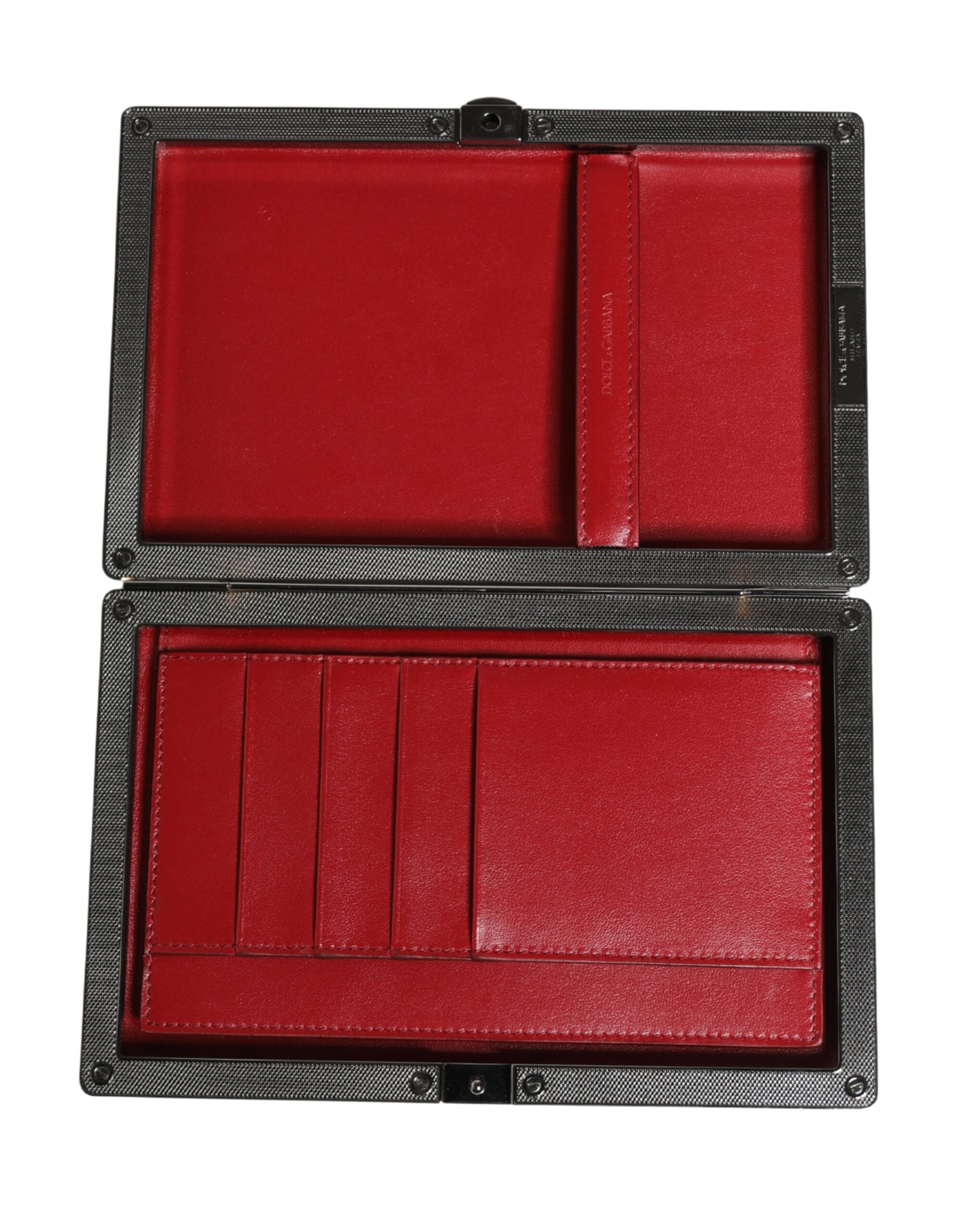 Dolce & Gabbana Beige Velvet Calf Leather Clutch Evening Women Purse Bag Dolce & Gabbana