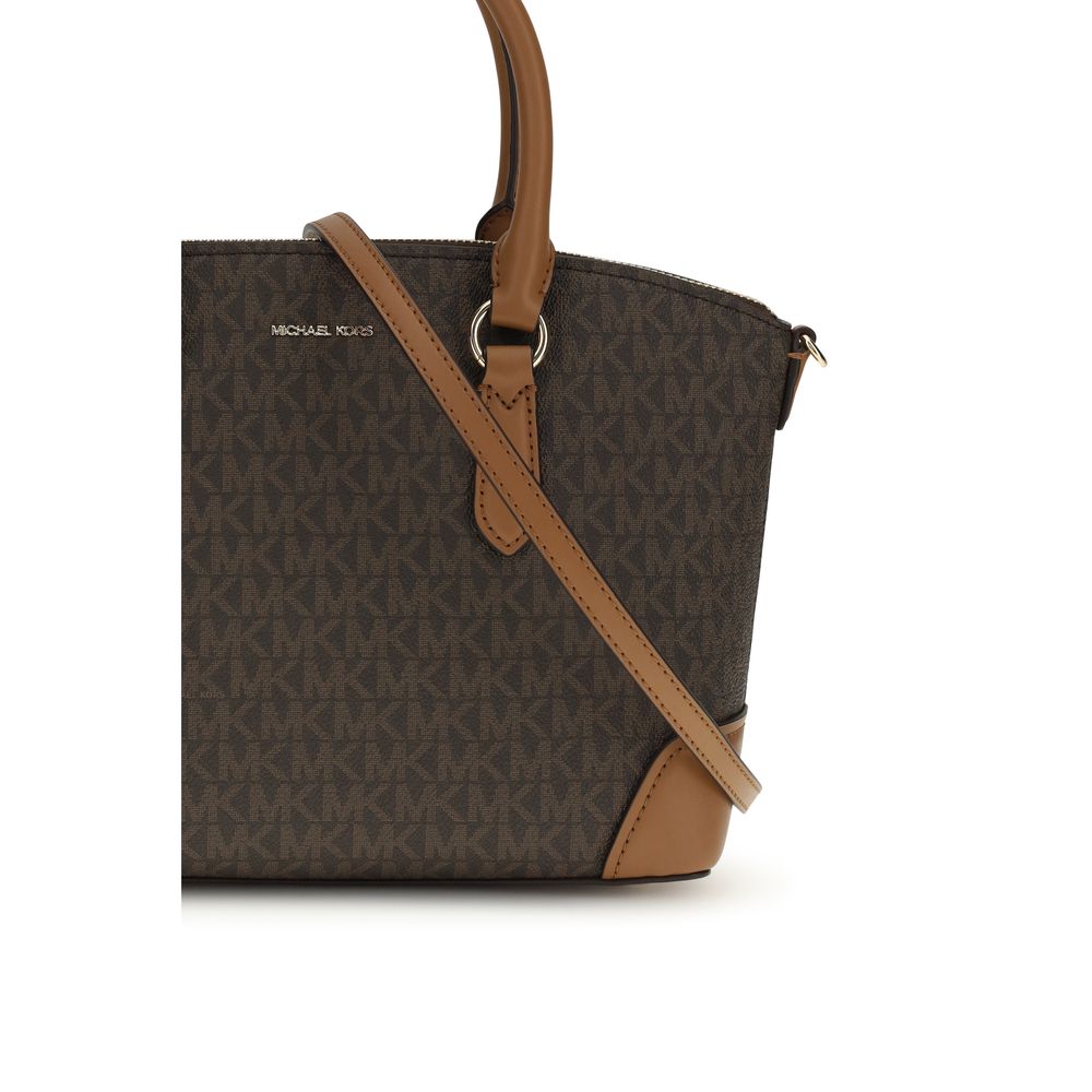 Michael Kors Brown Pvc Handbag Michael Kors
