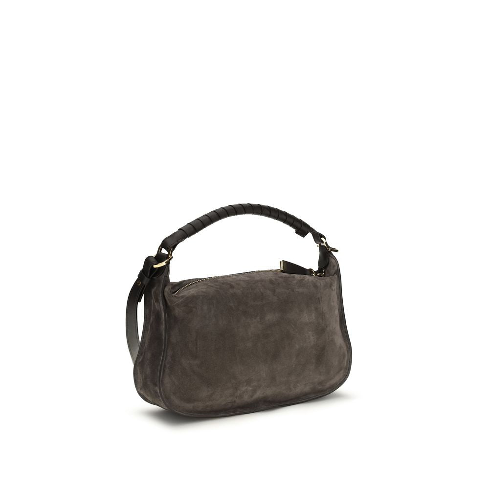 Chloé Brown Calf Leather Bos Taurus Shoulder Bag Chloé