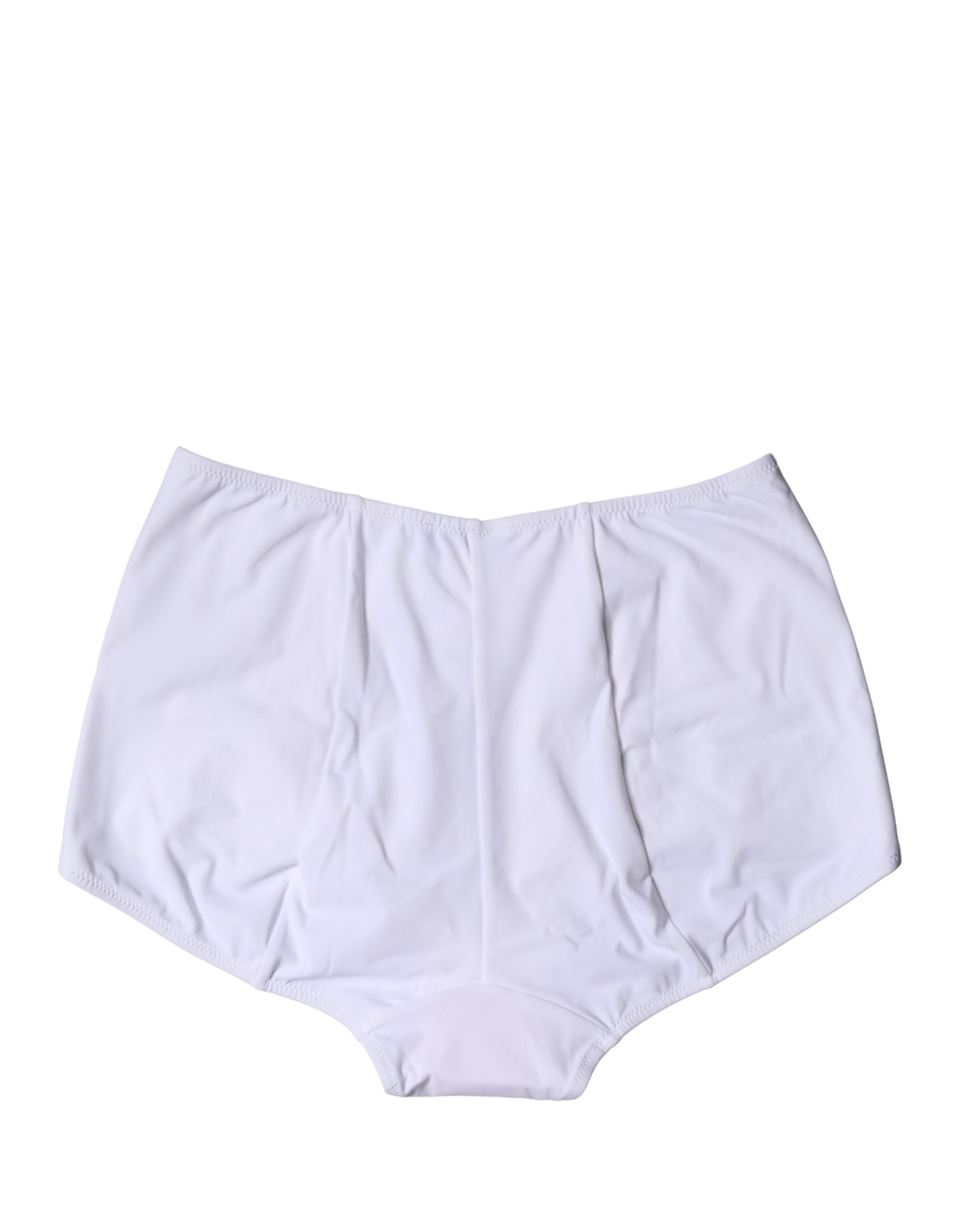 Dolce & Gabbana White Logo Girdle High Waist Panty Underwear Dolce & Gabbana