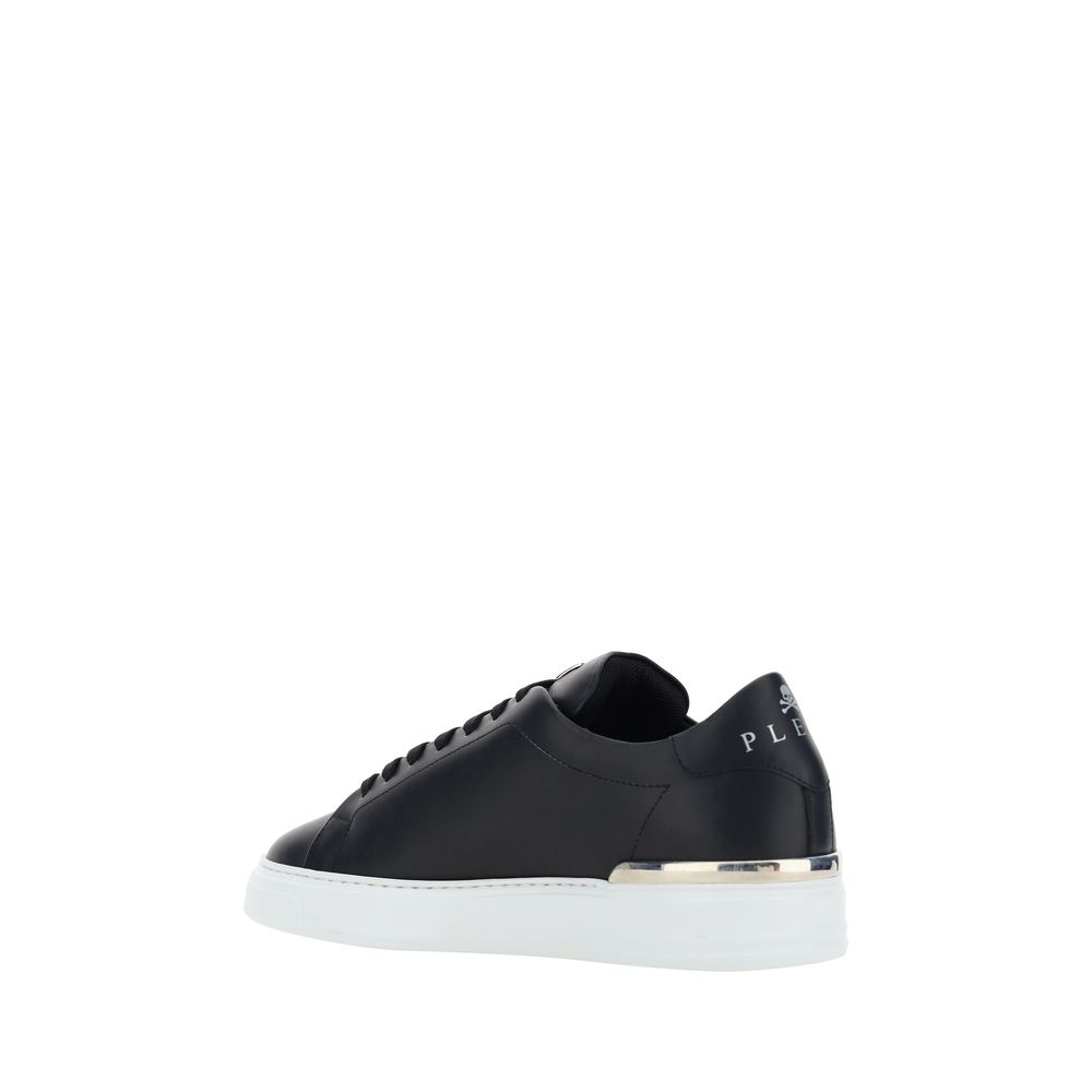 Philipp Plein Black Calf Leather Bos Taurus Low Top Sneakers Philipp Plein