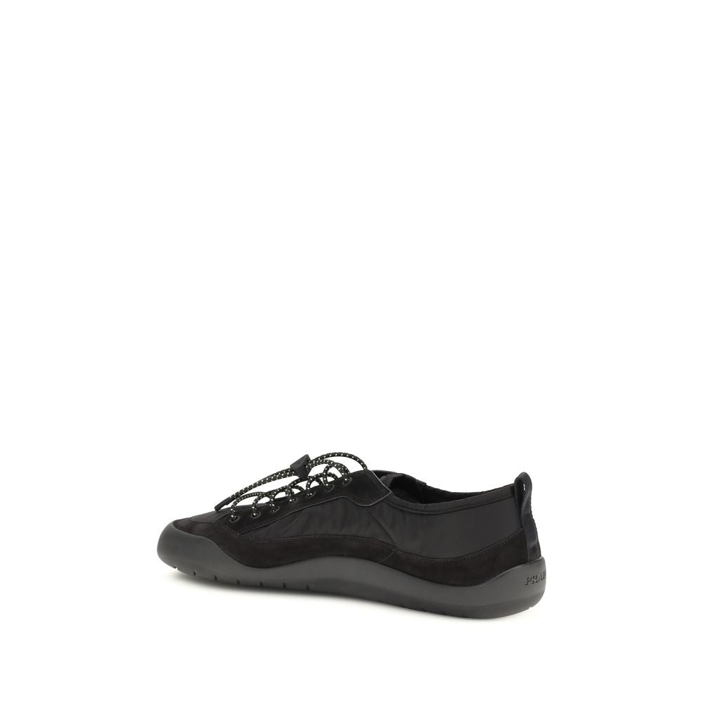 Prada Black Fabric Athletic Sneakers Prada
